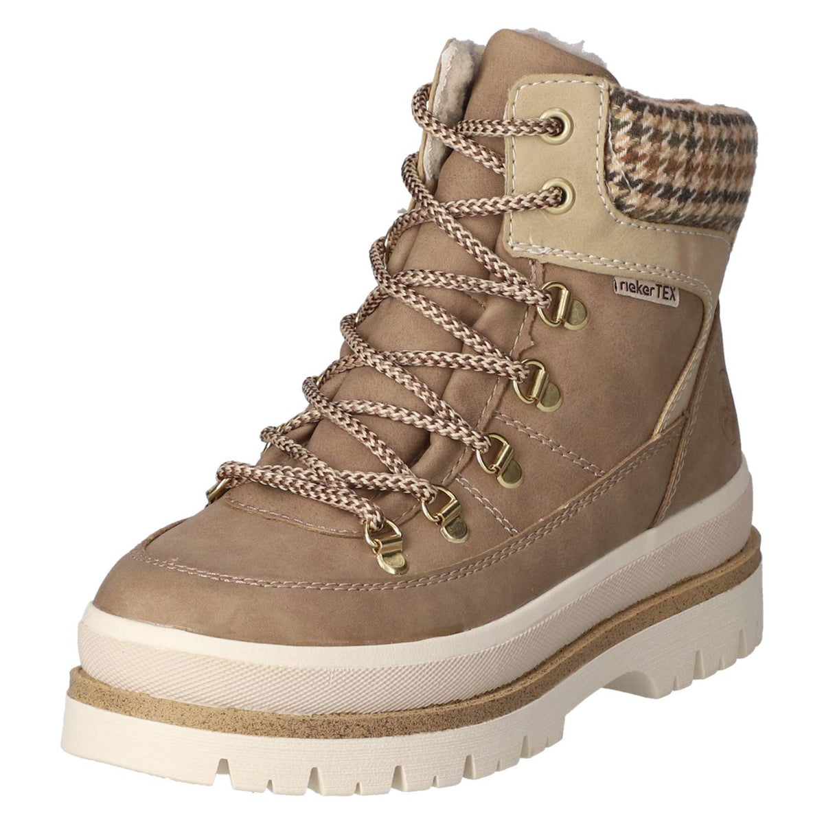 Schnürboots Beige