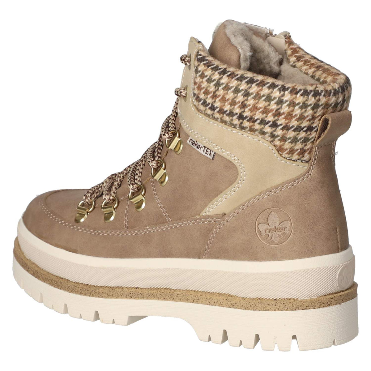 Schnürboots Beige