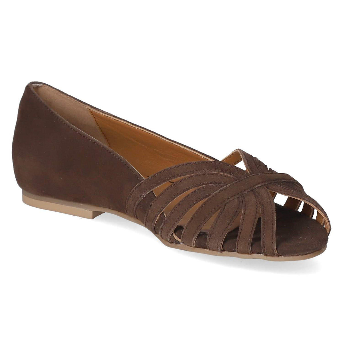 Ballerinas PASSIONATE SUEDE Braun
