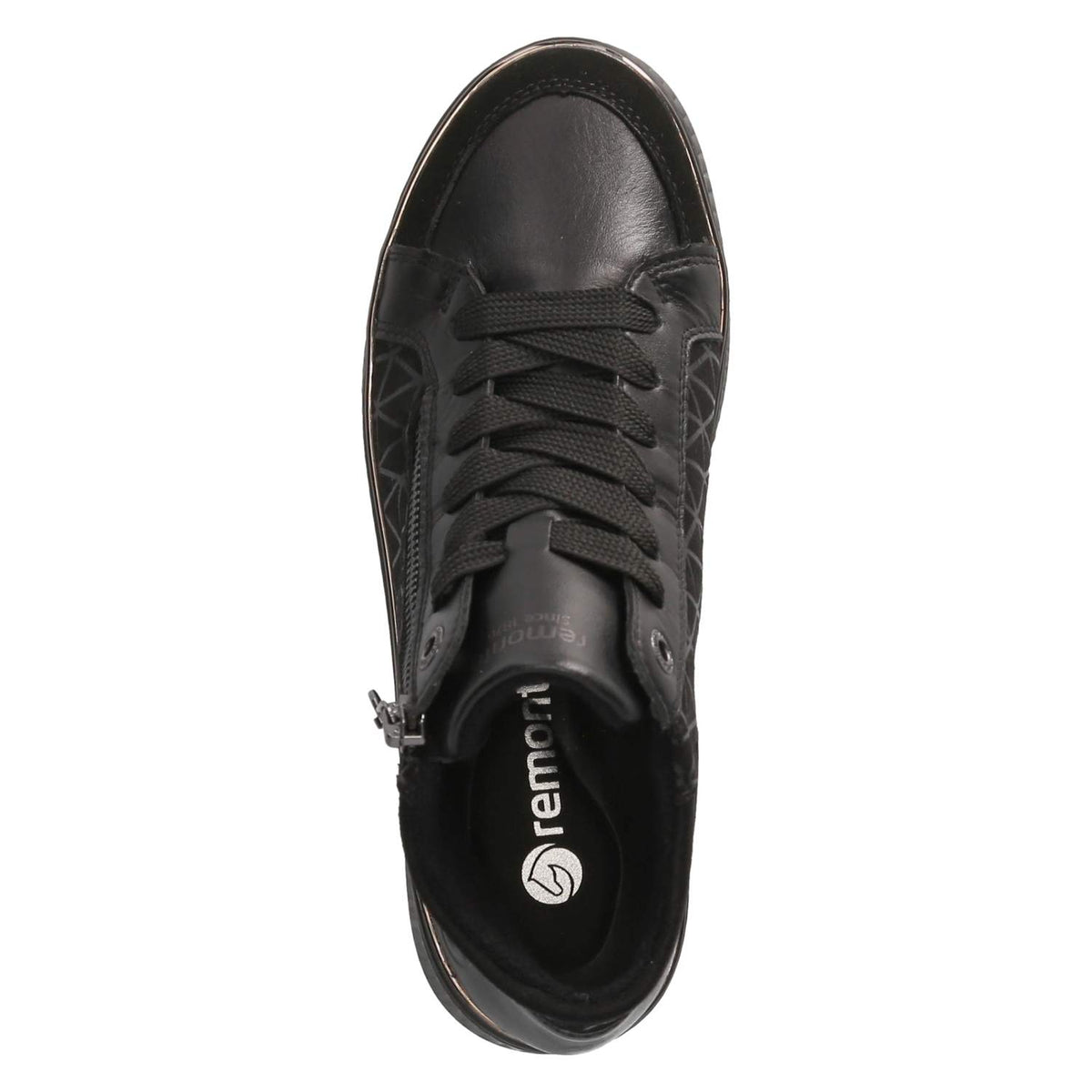 Schnürstiefeletten Schwarz
