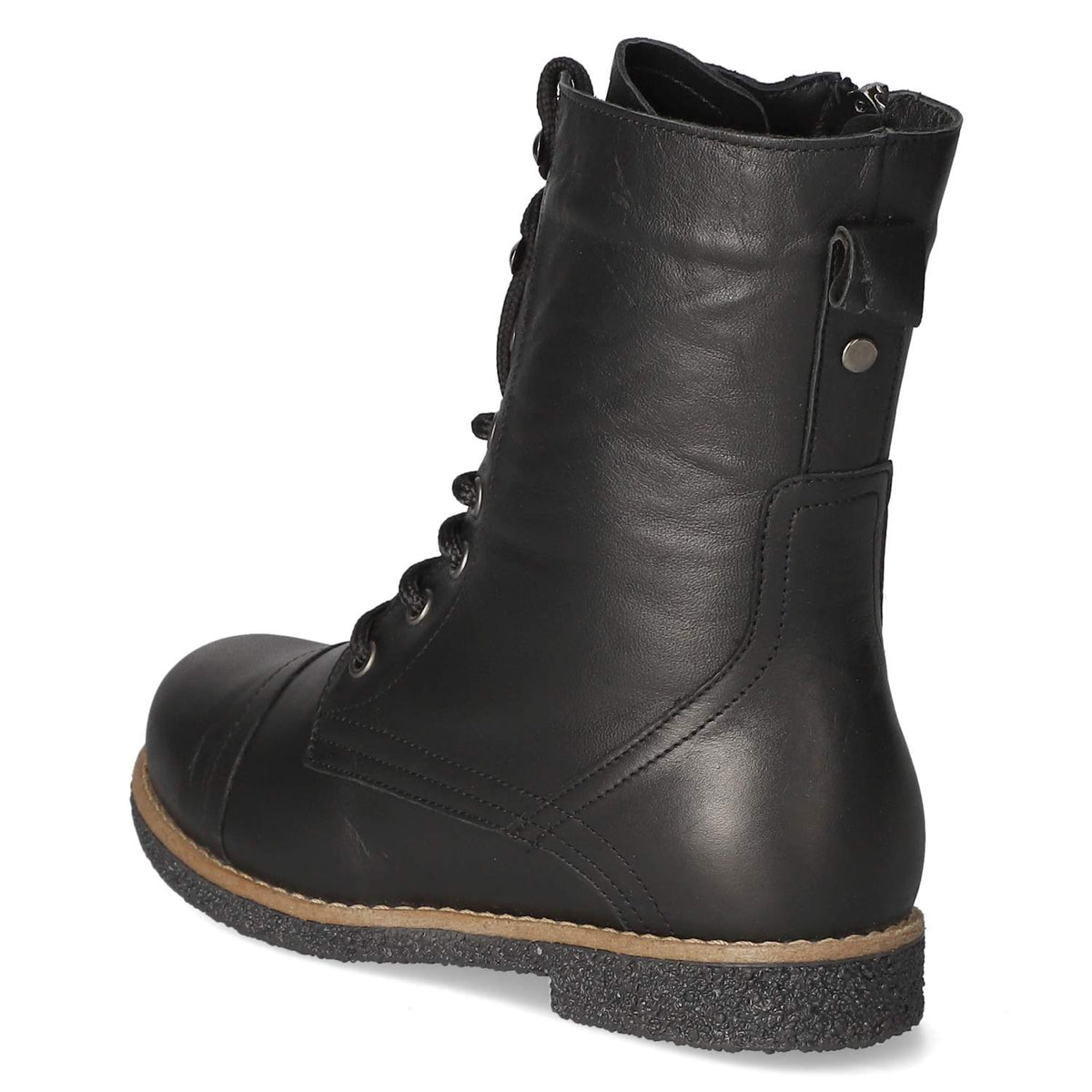 Schnürstiefeletten Schwarz