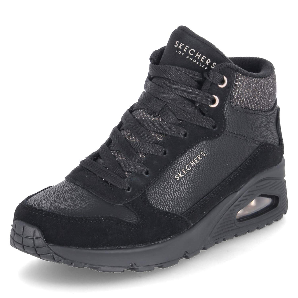 High Sneaker UNO-STACRE SHINE Schwarz