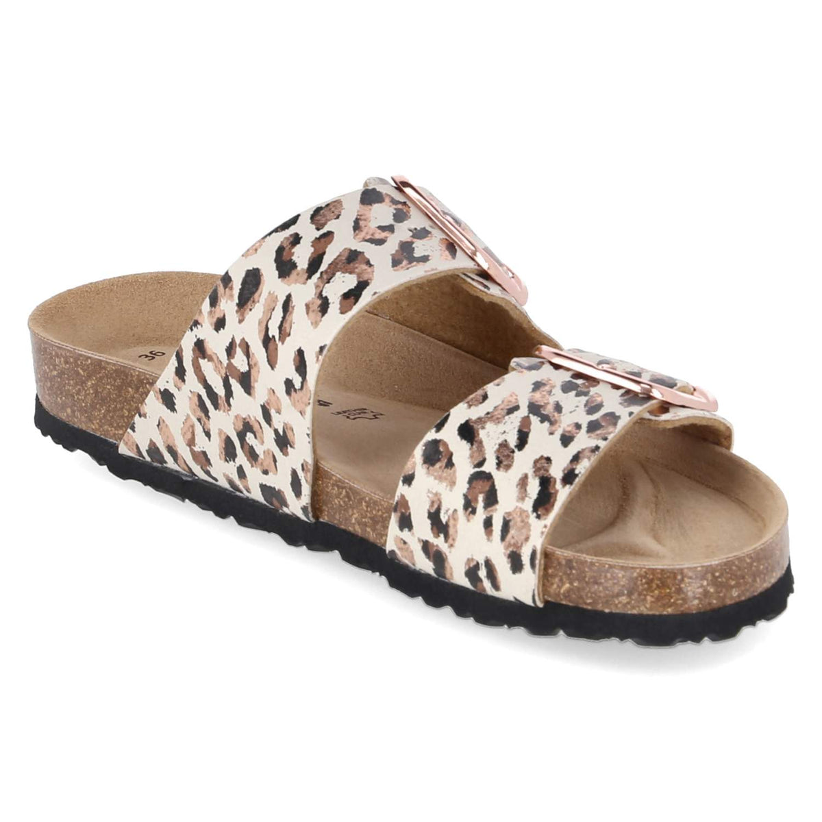 Pantoletten Beige