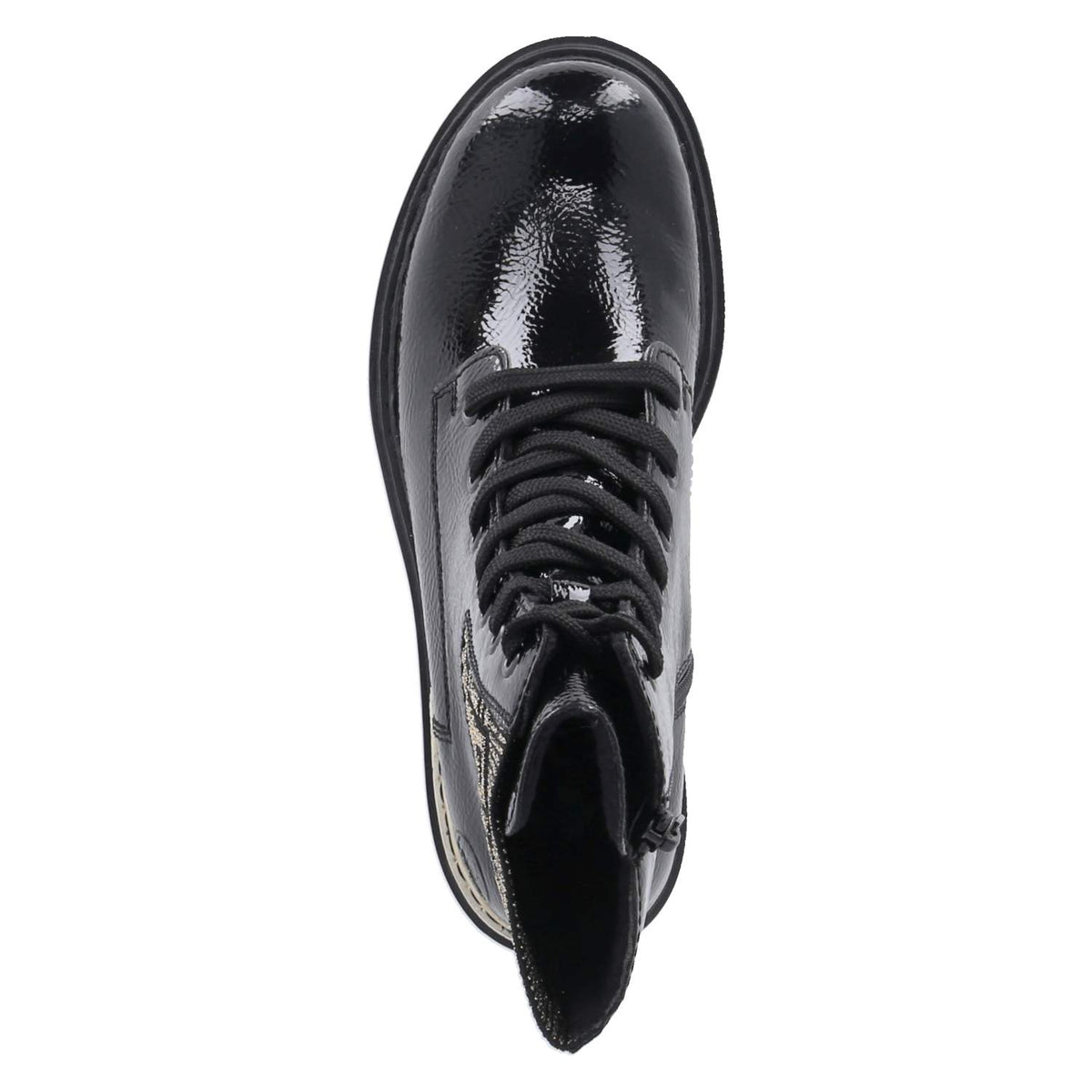 Schnürboots Schwarz