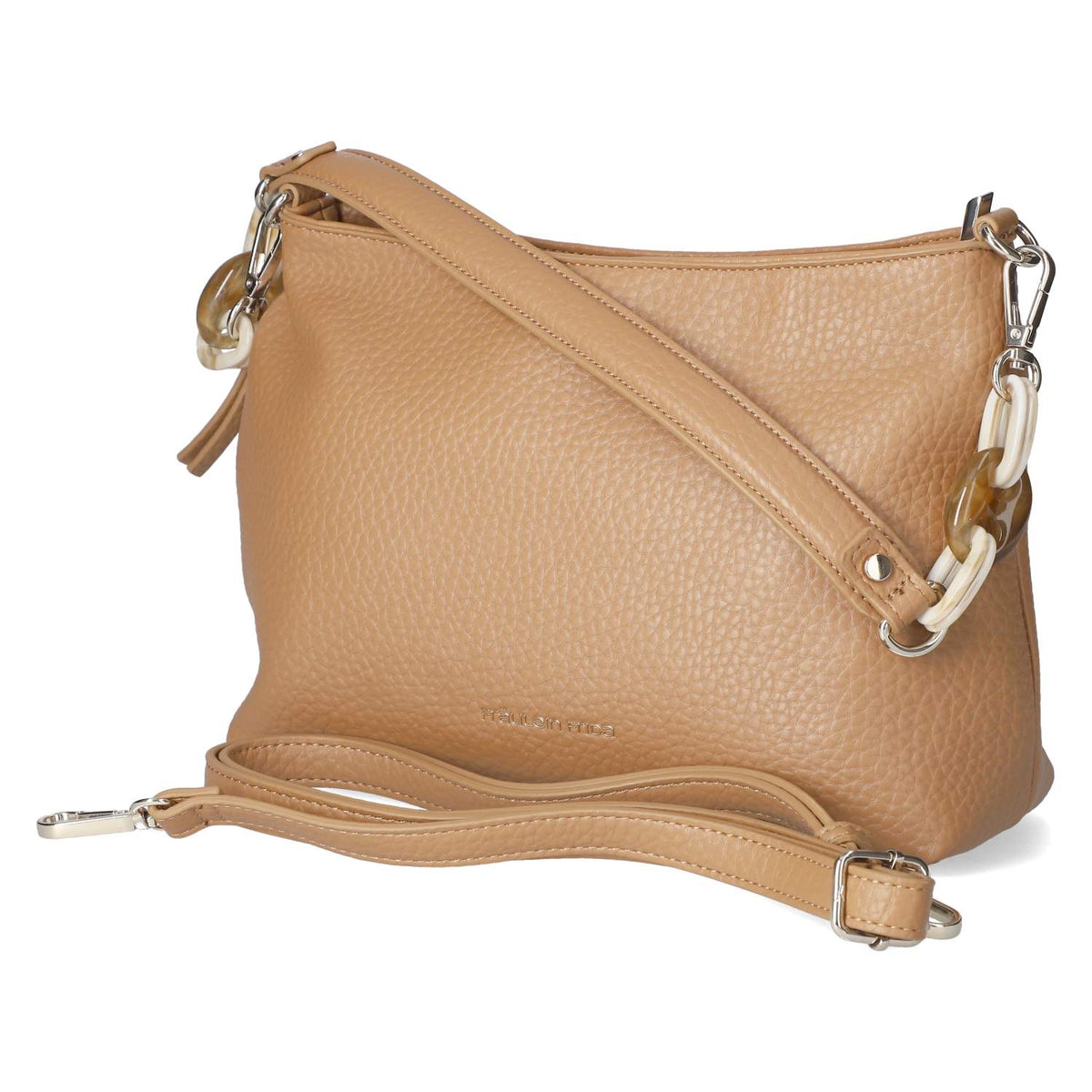 Schultertasche Braun