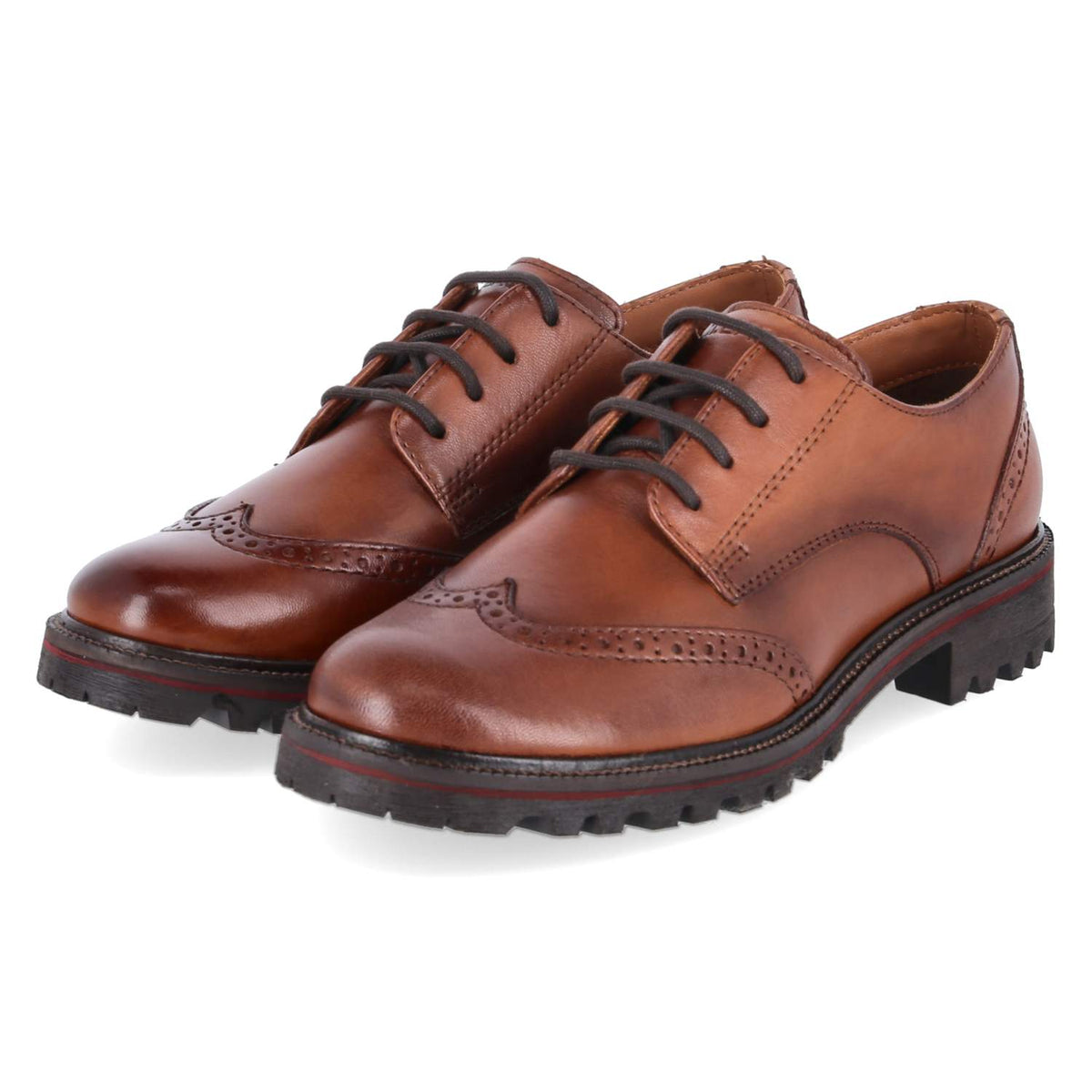 Halbschuhe Braun