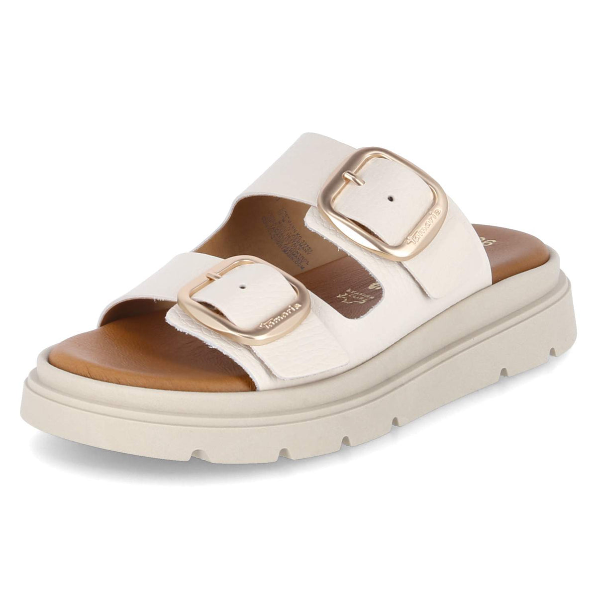 Pantoletten Beige