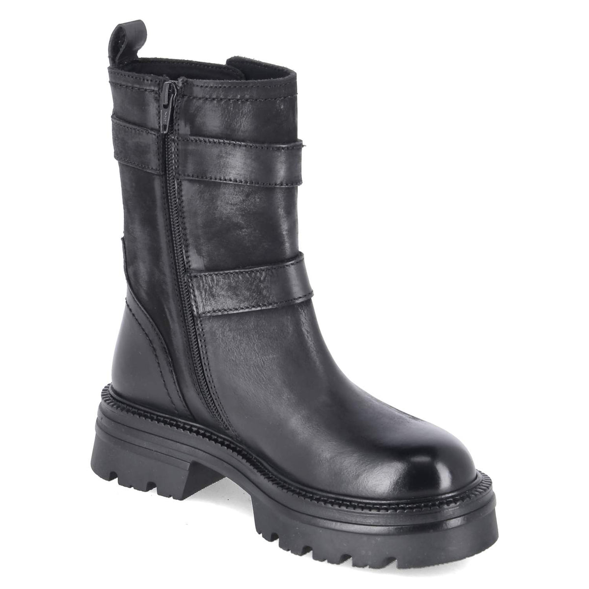 Biker Boots Schwarz