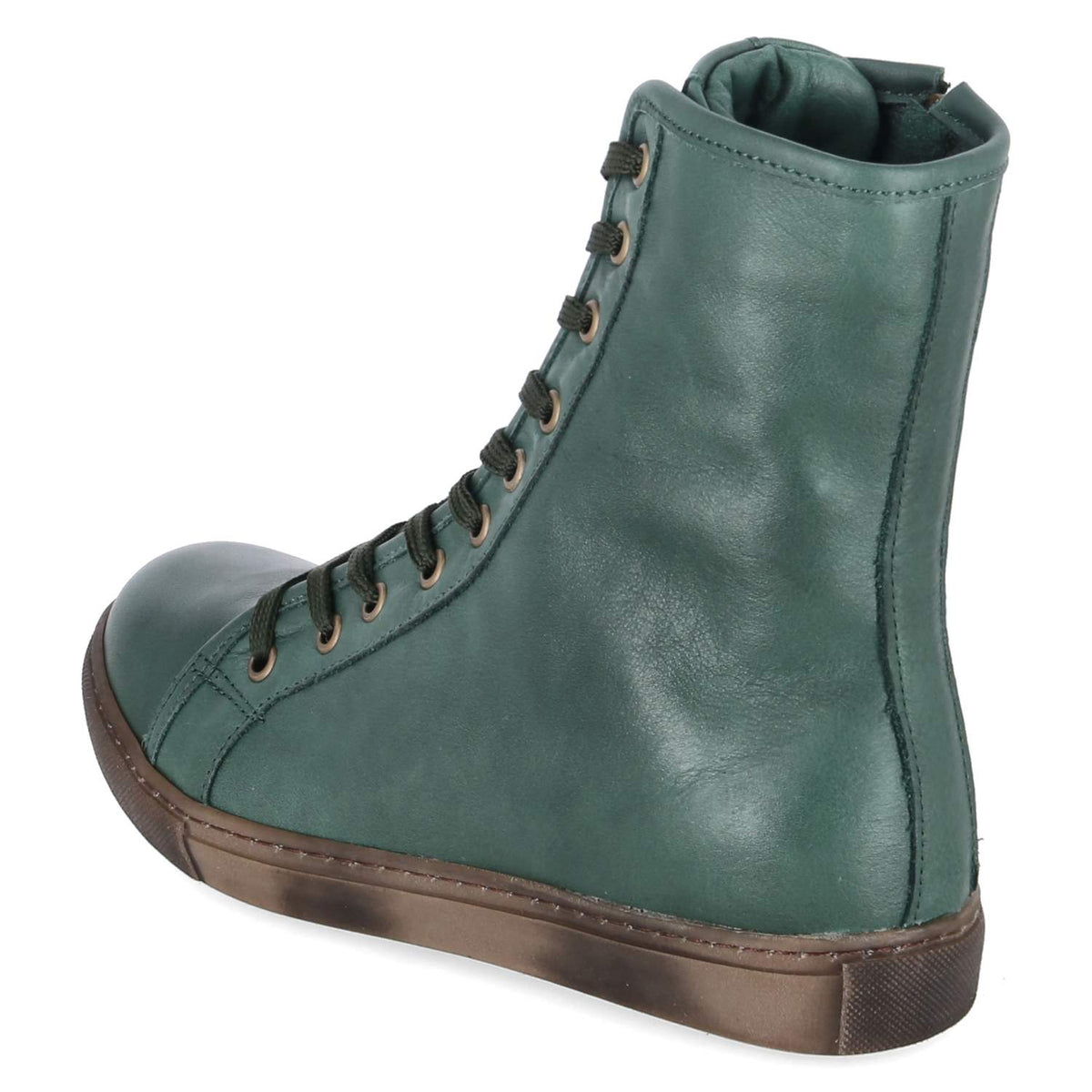 Schnüstiefeletten Grün