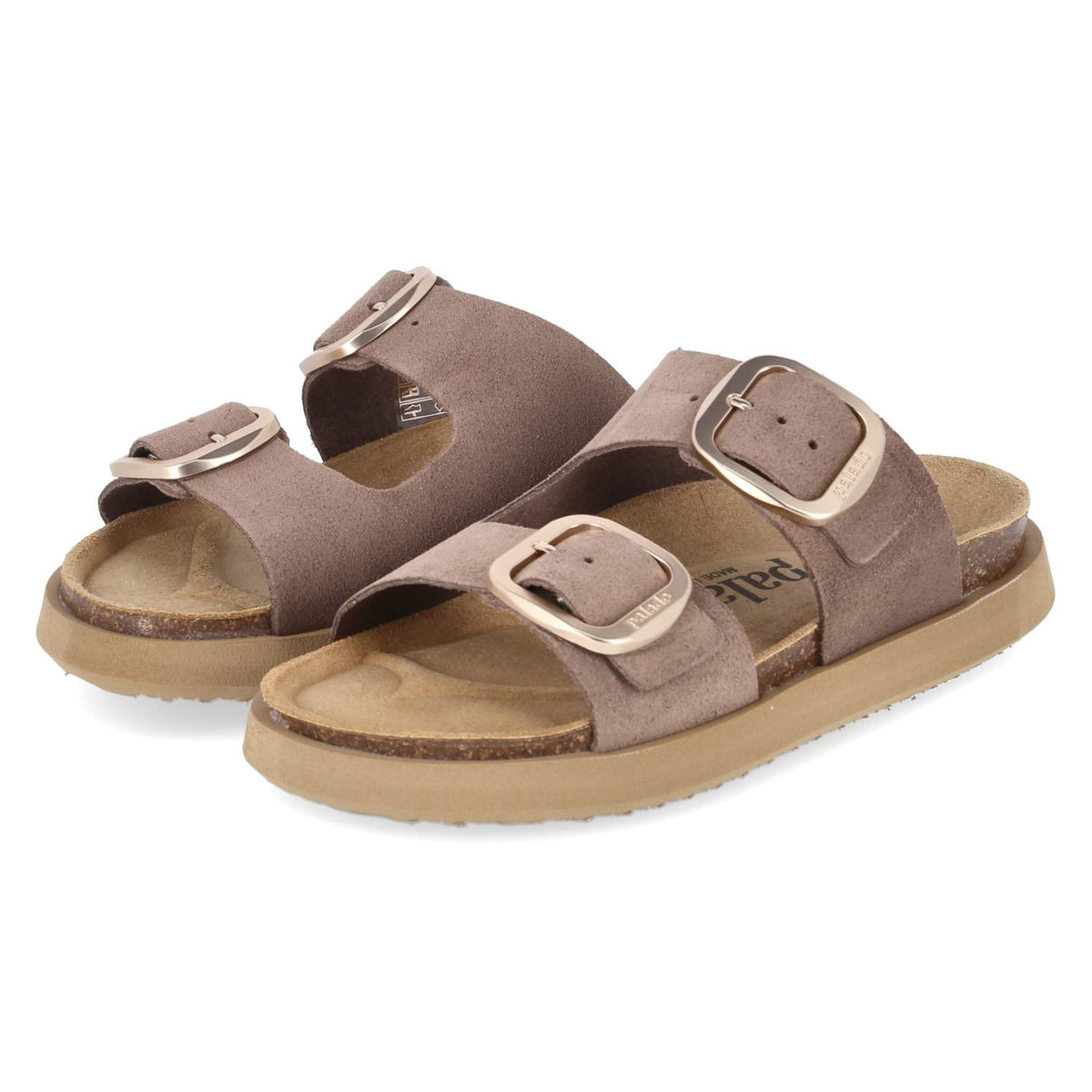 Pantoletten KORMOS Taupe