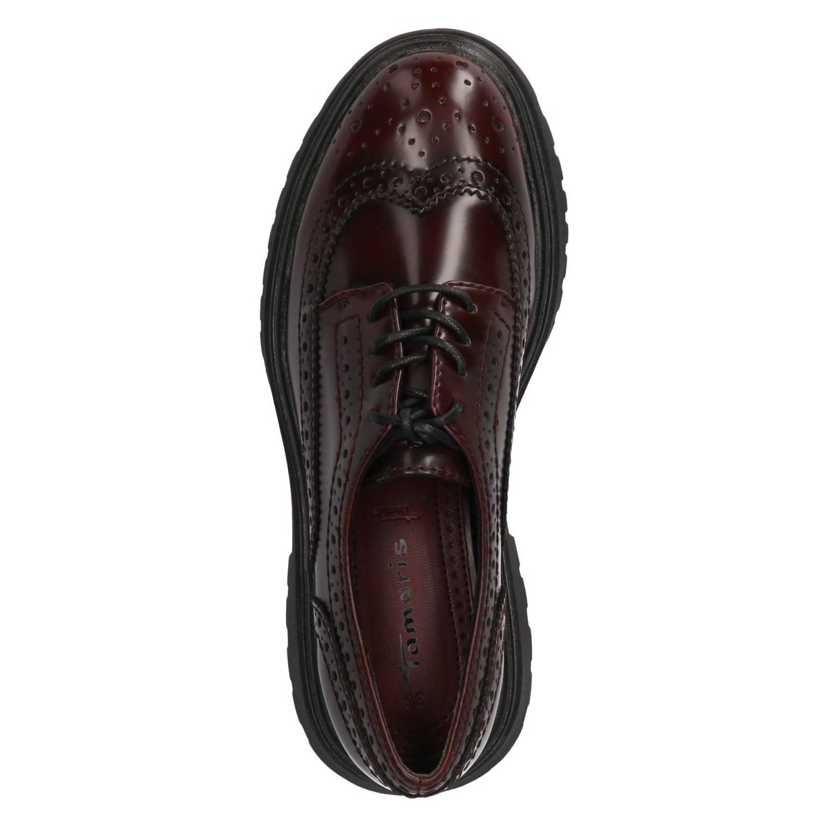 Schnürschuhe Rot