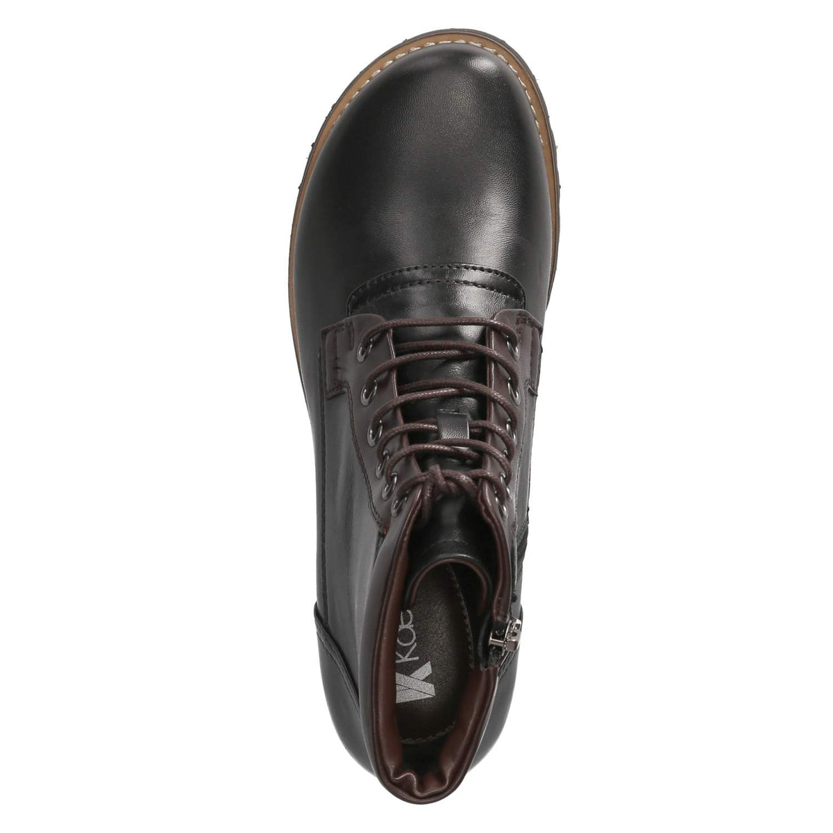Schnürstiefeletten Schwarz