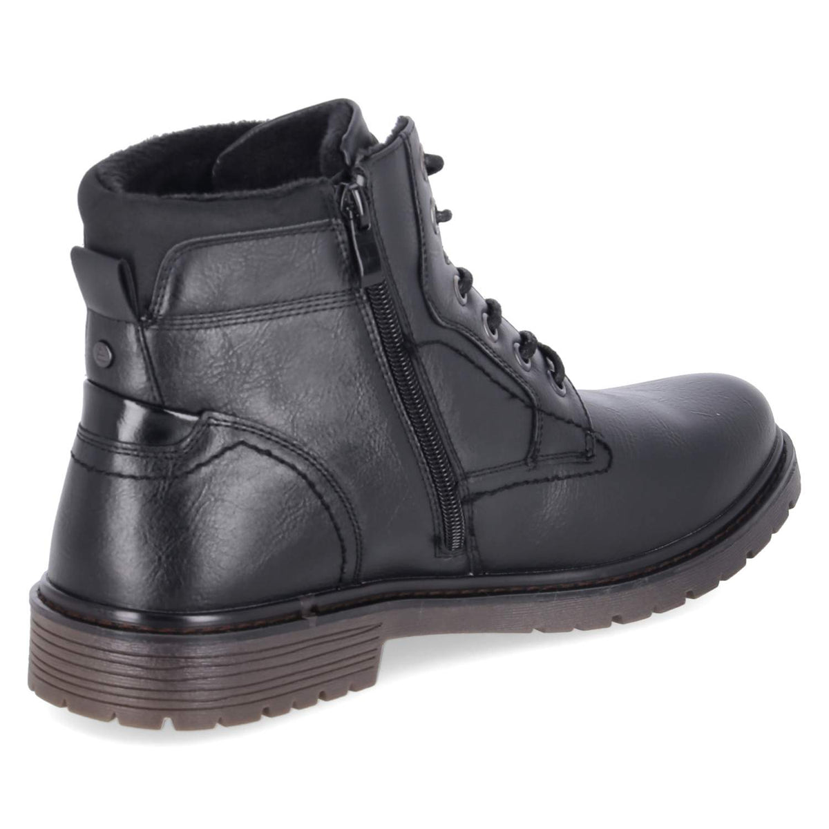 Schnürboots Schwarz