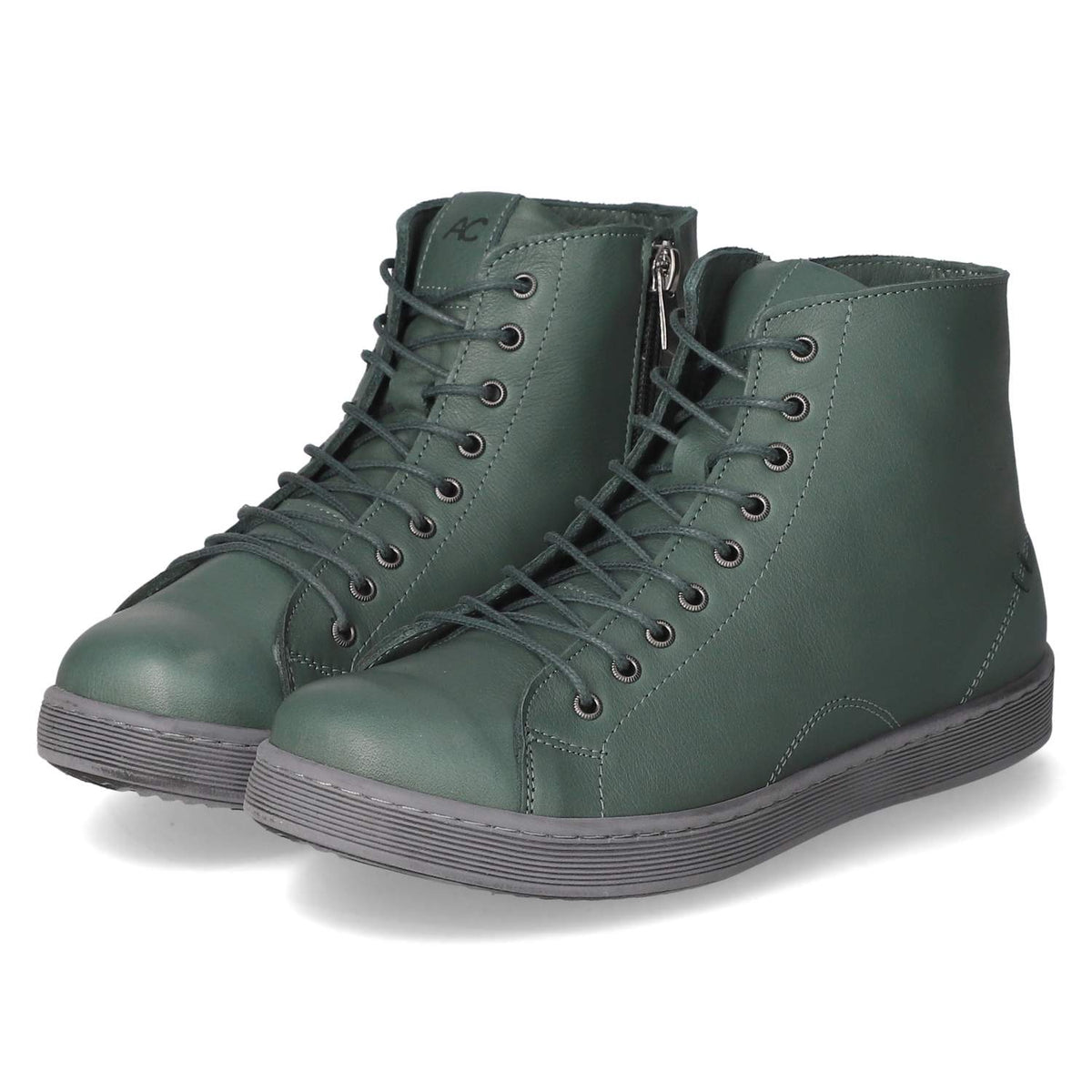 Schnürstiefeletten Grün