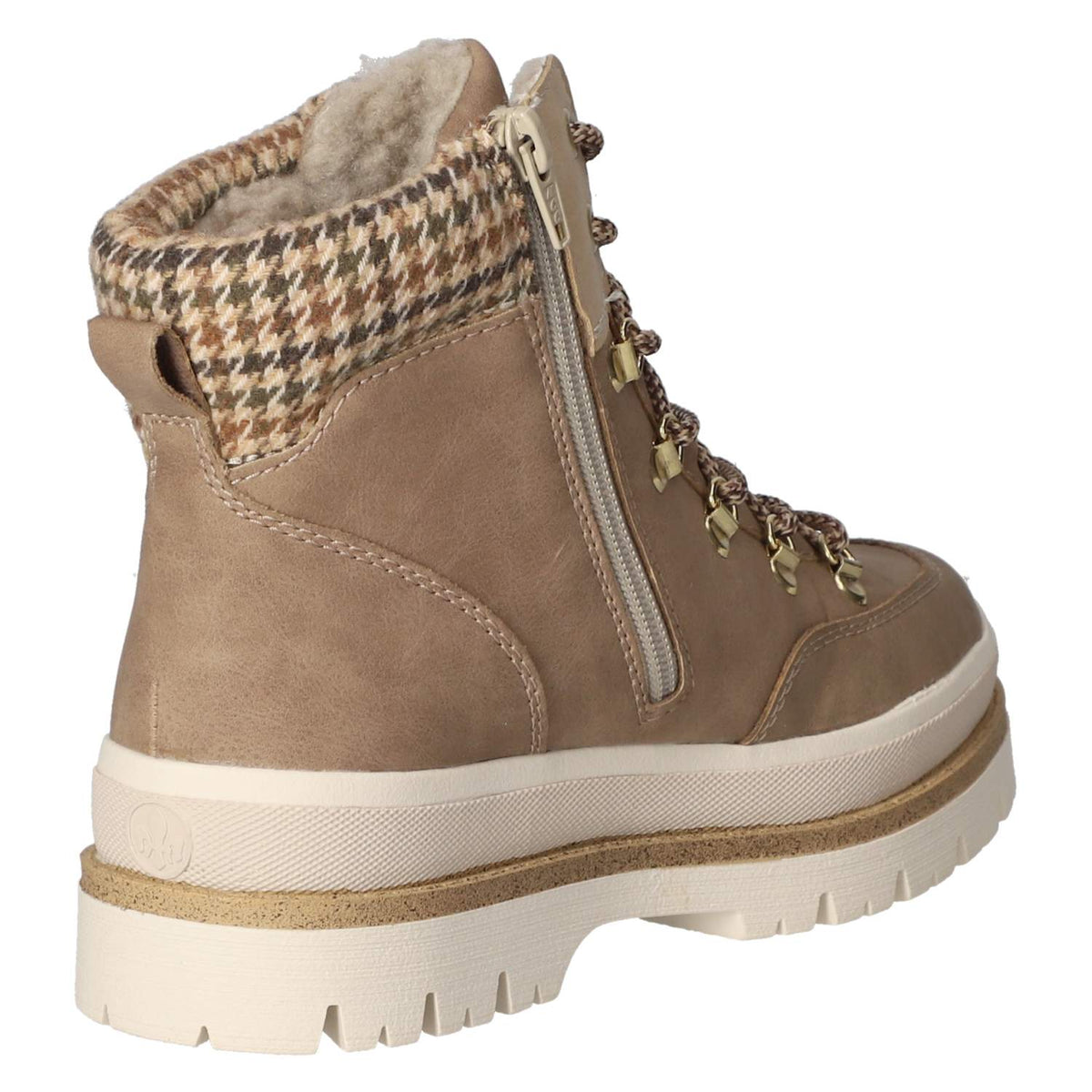 Schnürboots Beige