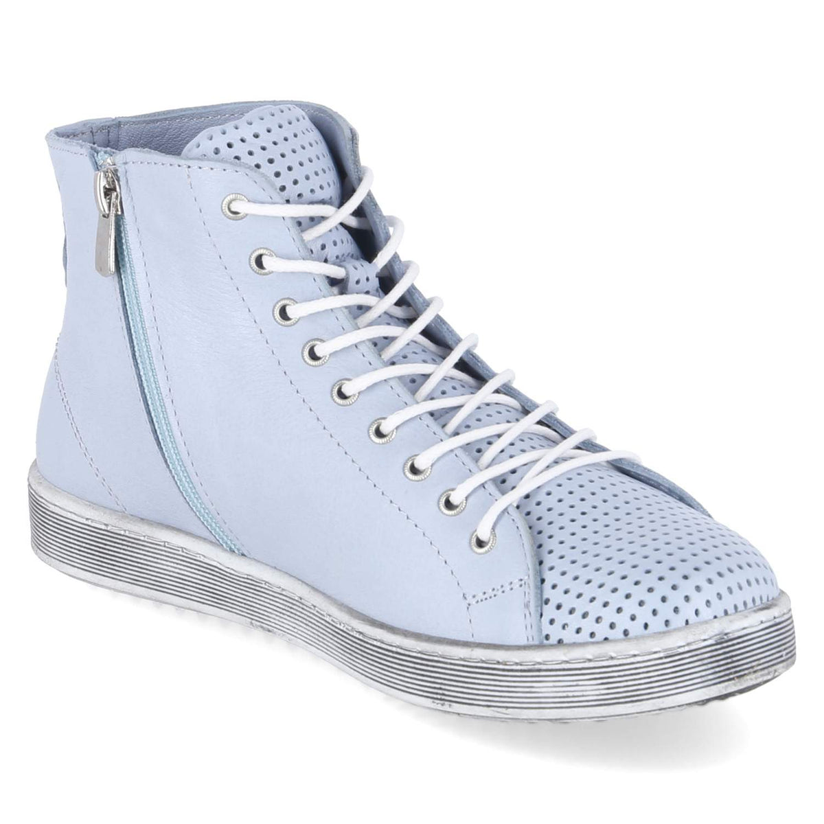 Schnürstiefeletten Blau