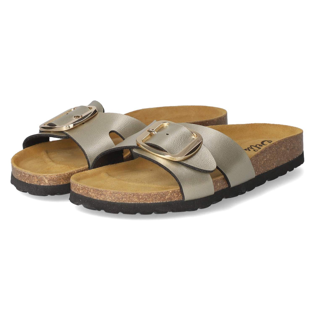 Pantoletten Gold