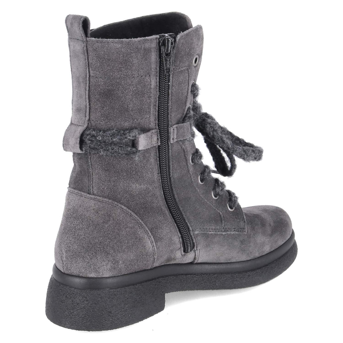 Schnürstiefeletten Grau