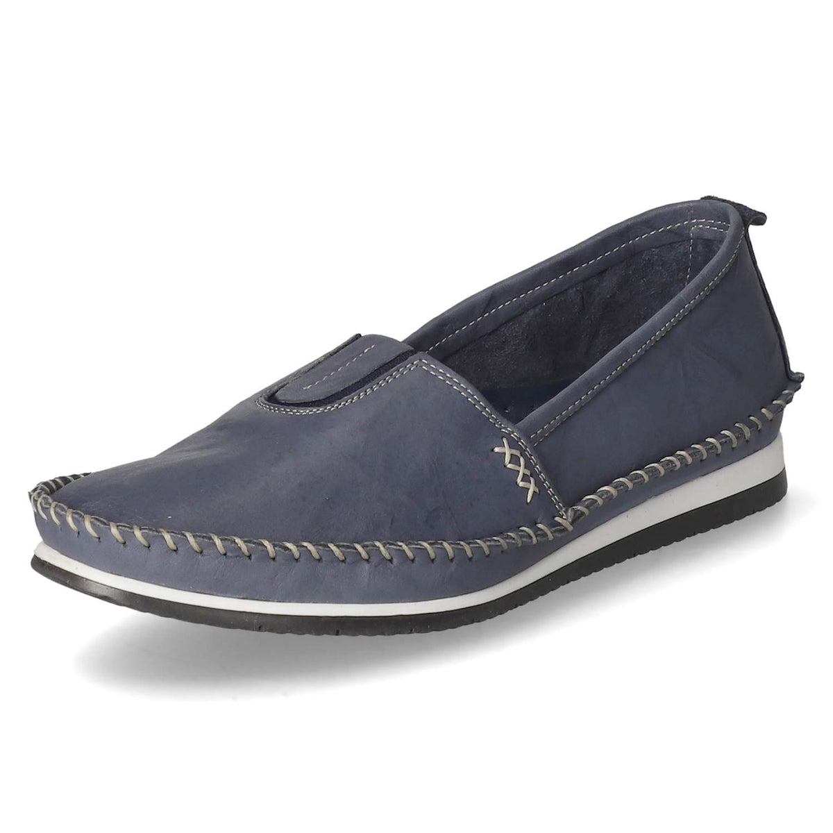 Mokassins Blau
