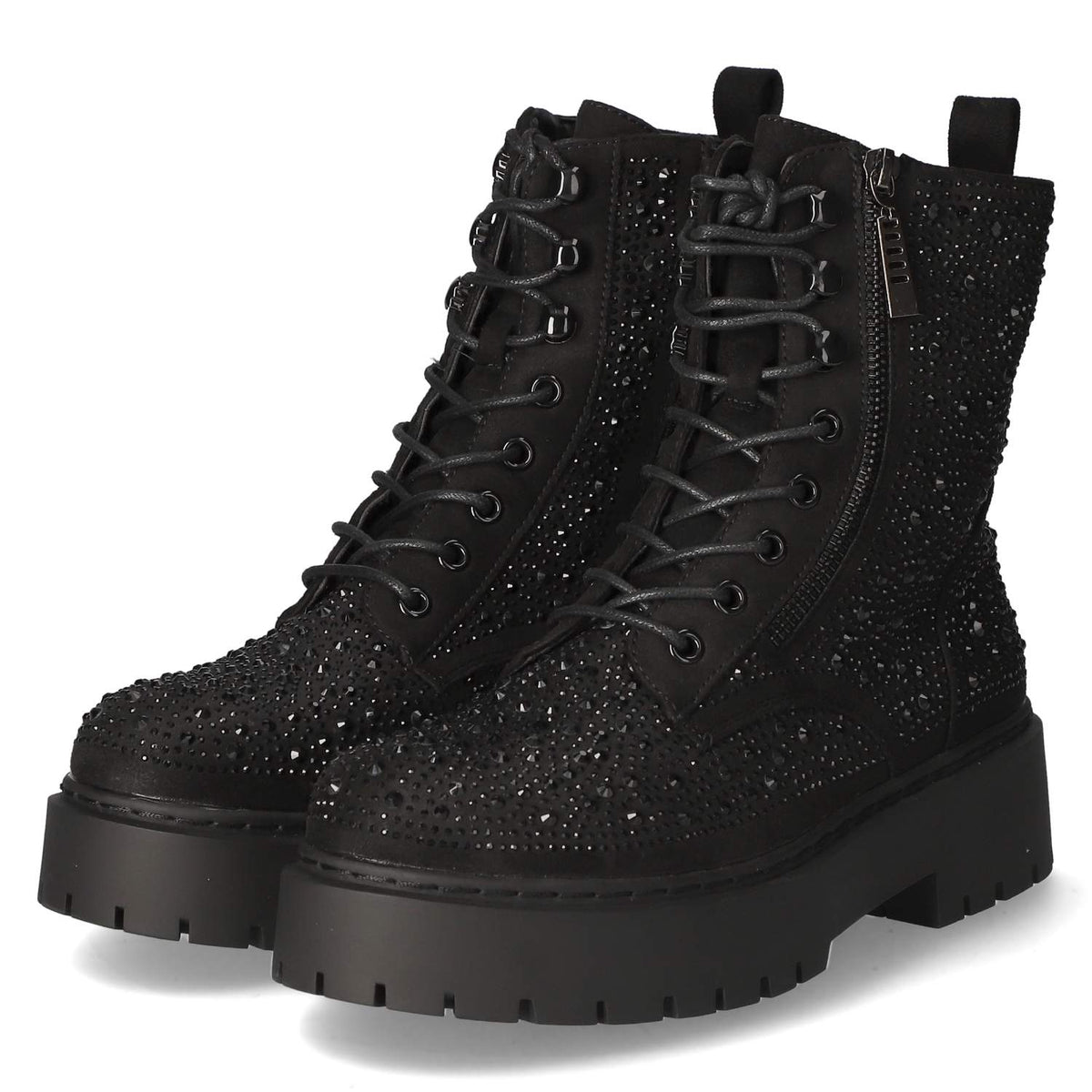 Schnürboots Schwarz