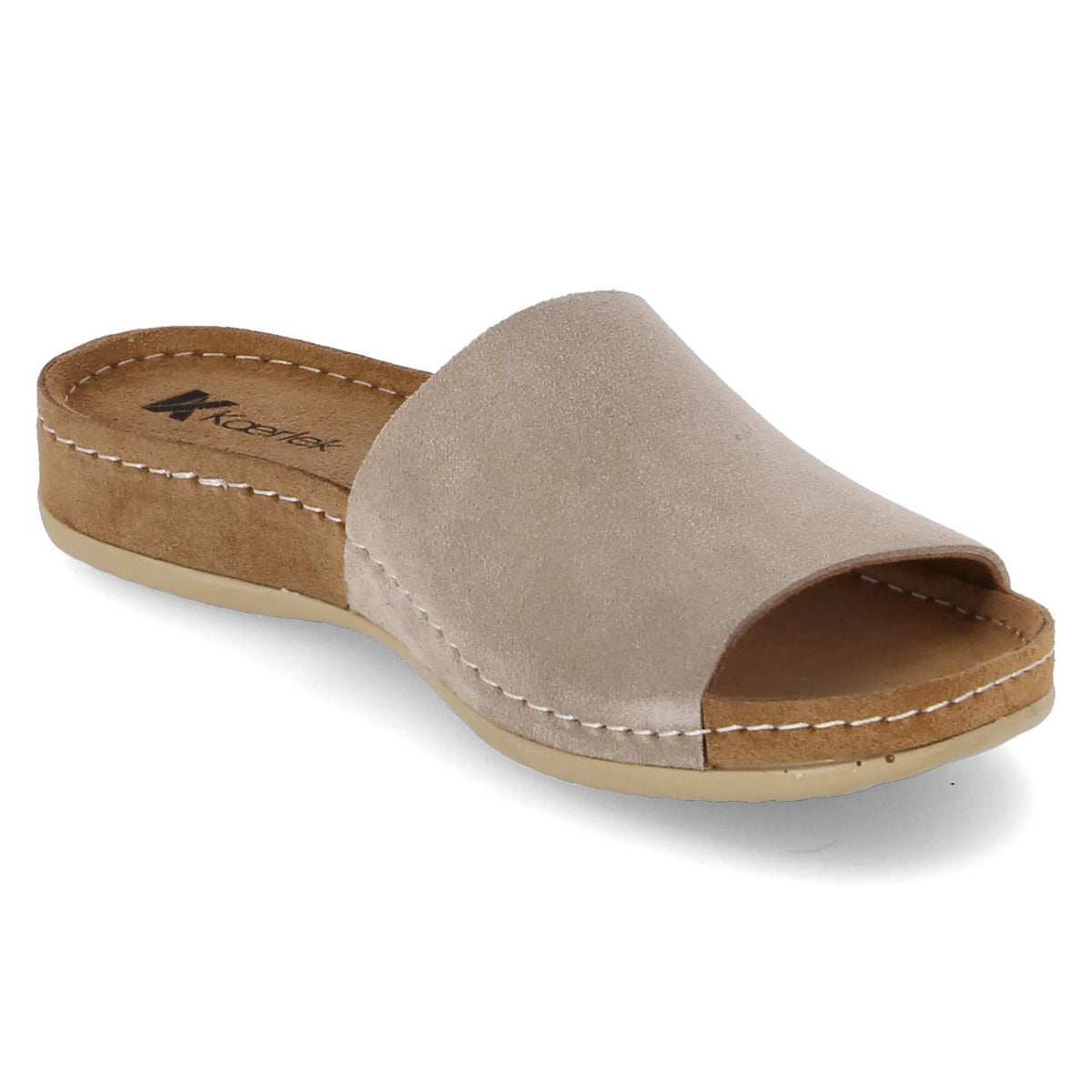Pantoletten Beige