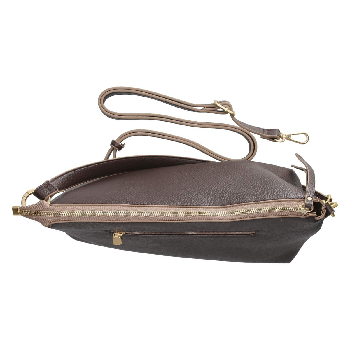 Schultertasche Braun