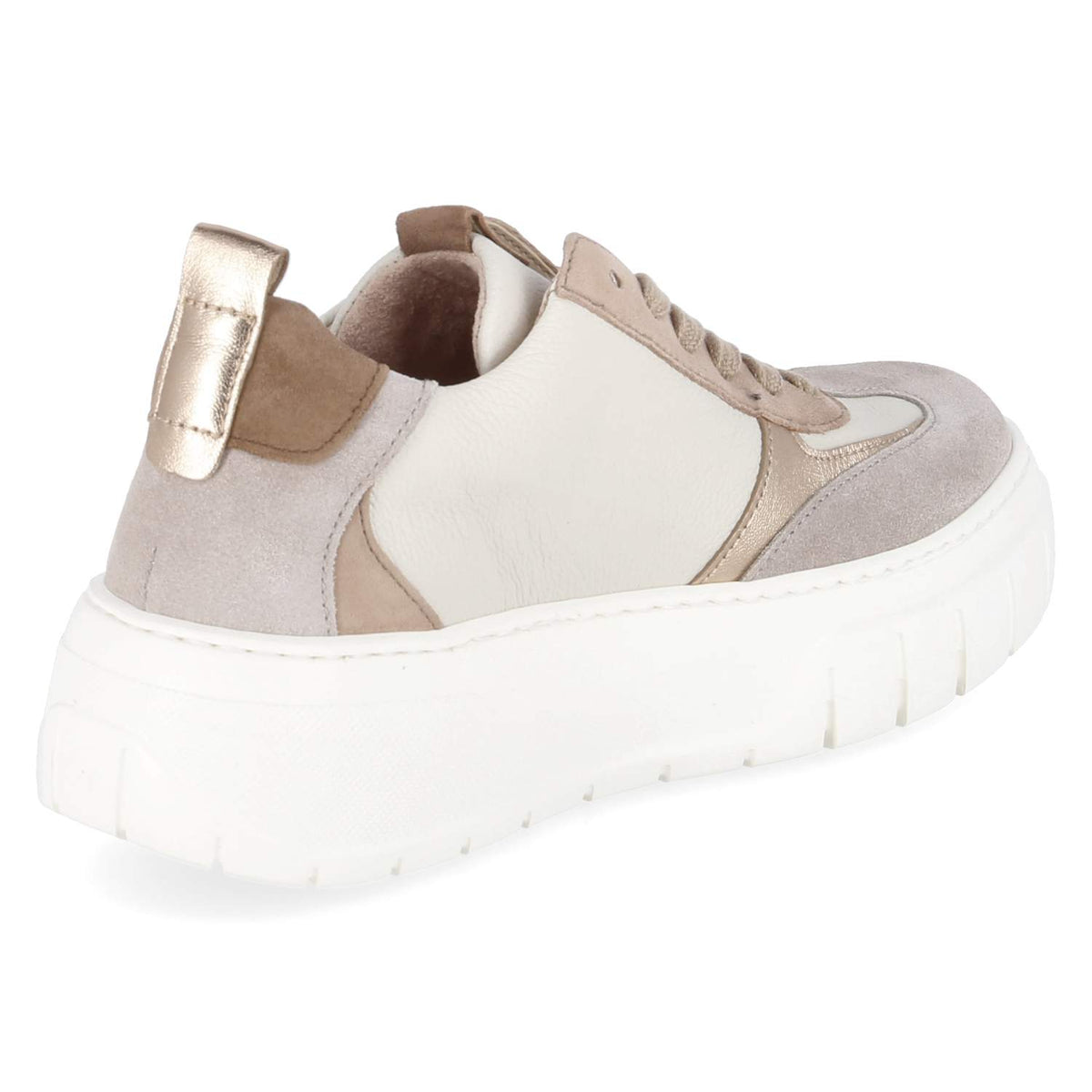 Plateau-Sneaker Beige