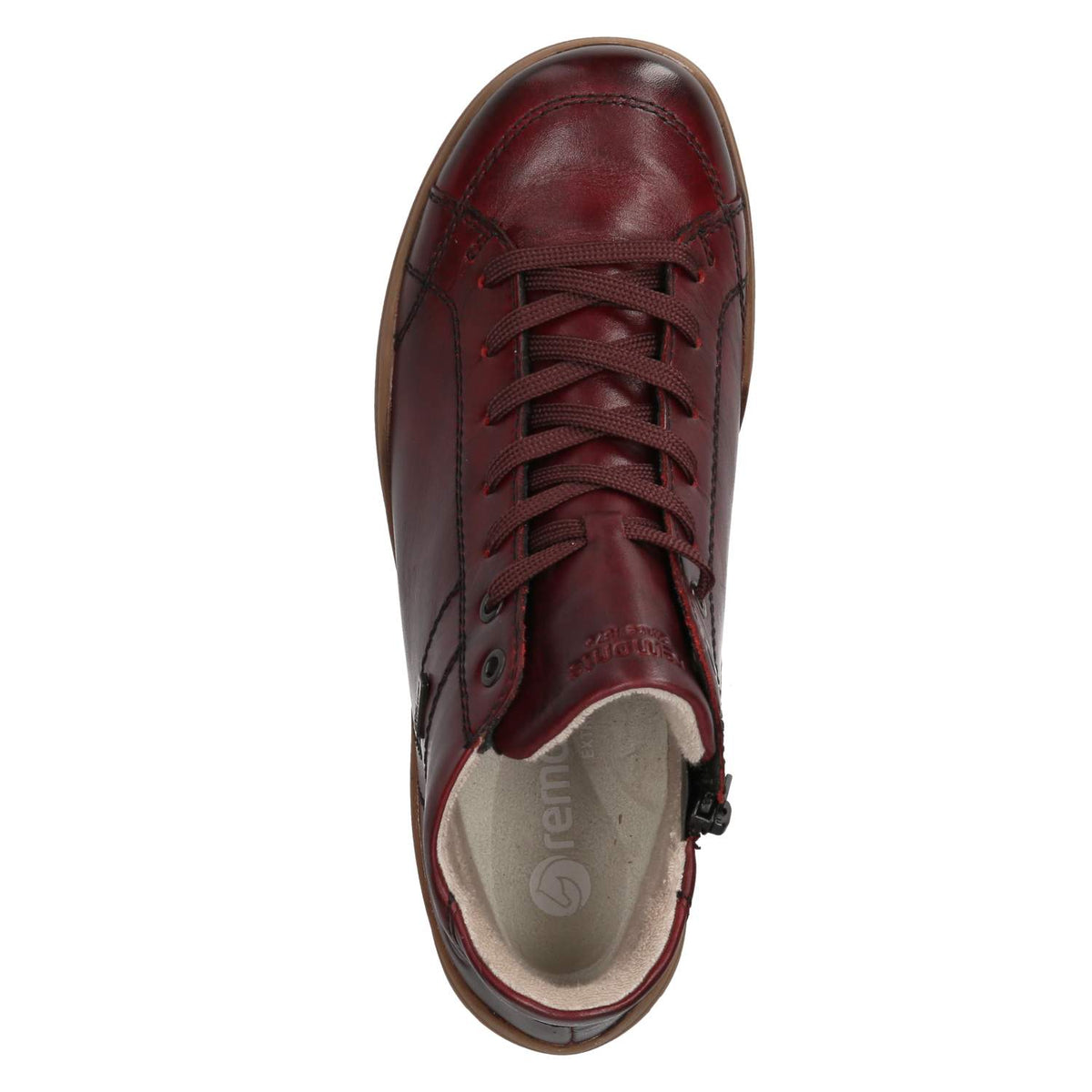Schnürstiefeletten Rot