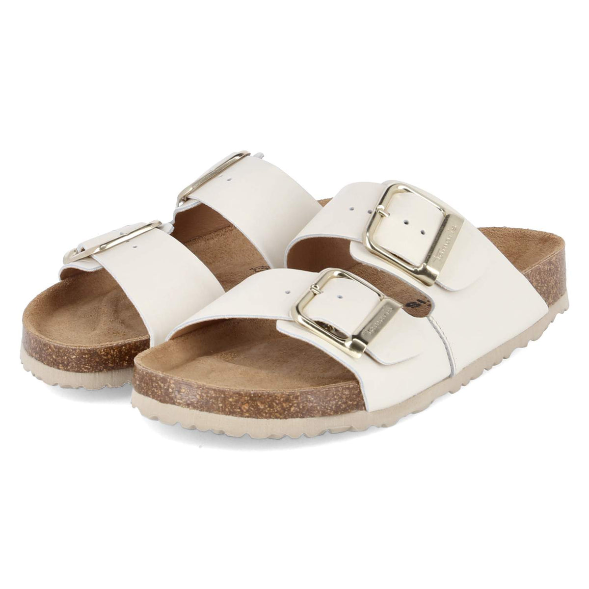 Pantoletten Beige