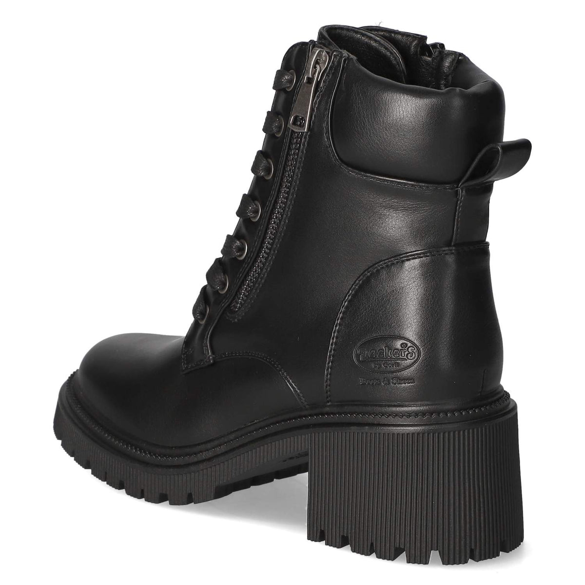 Schnürstiefeletten Schwarz