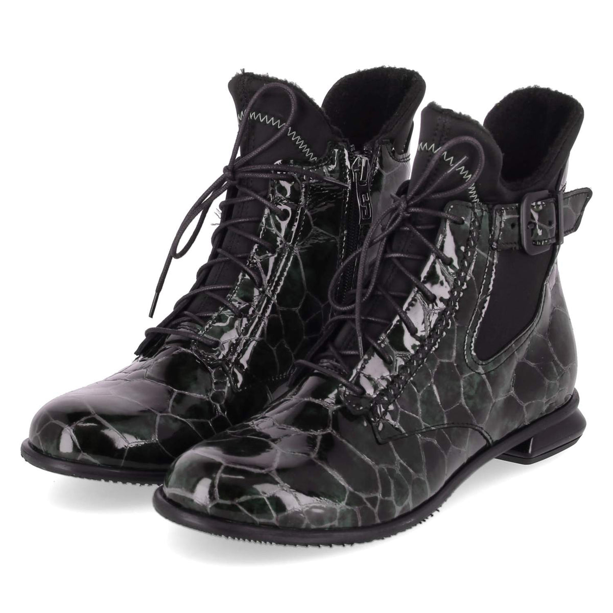 Ankle Boots Grün