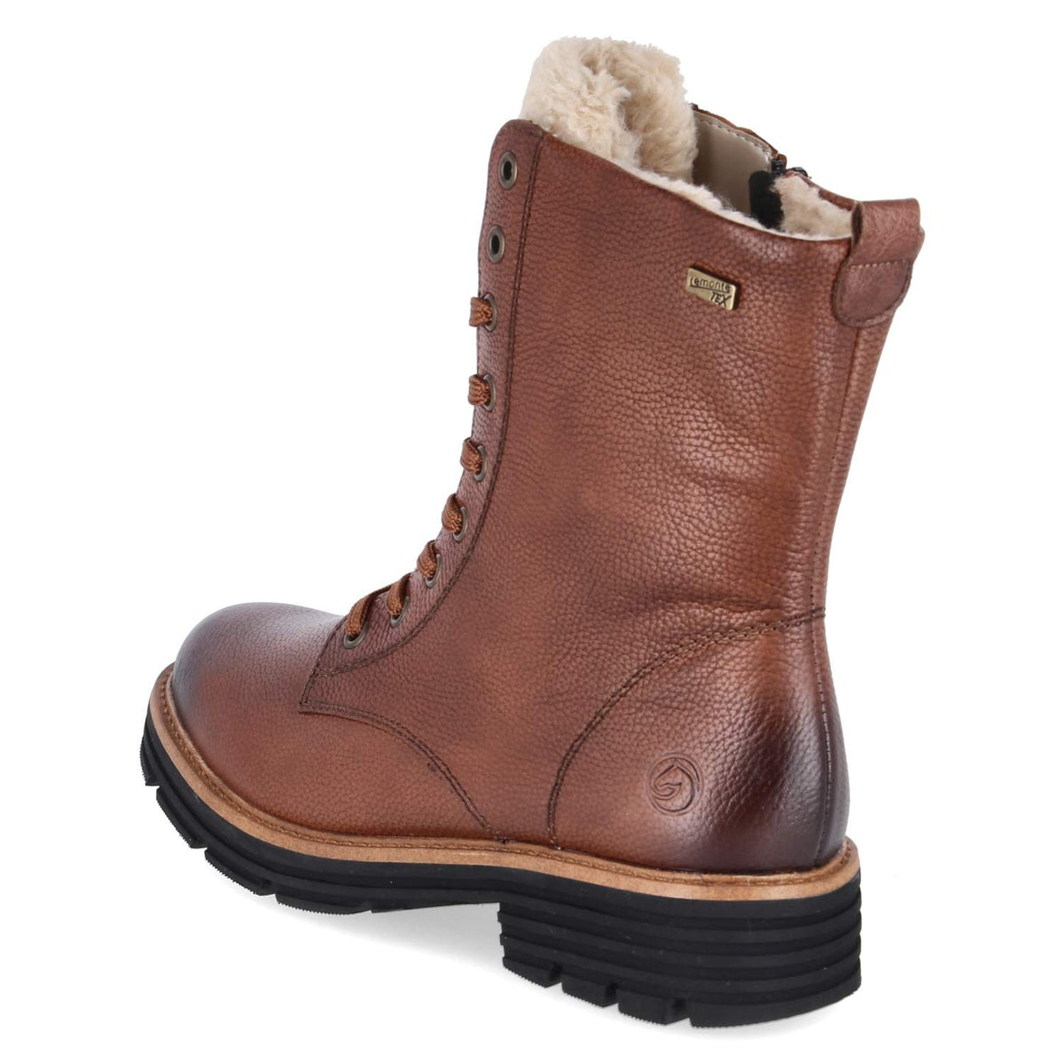 Schnürstiefeletten Braun
