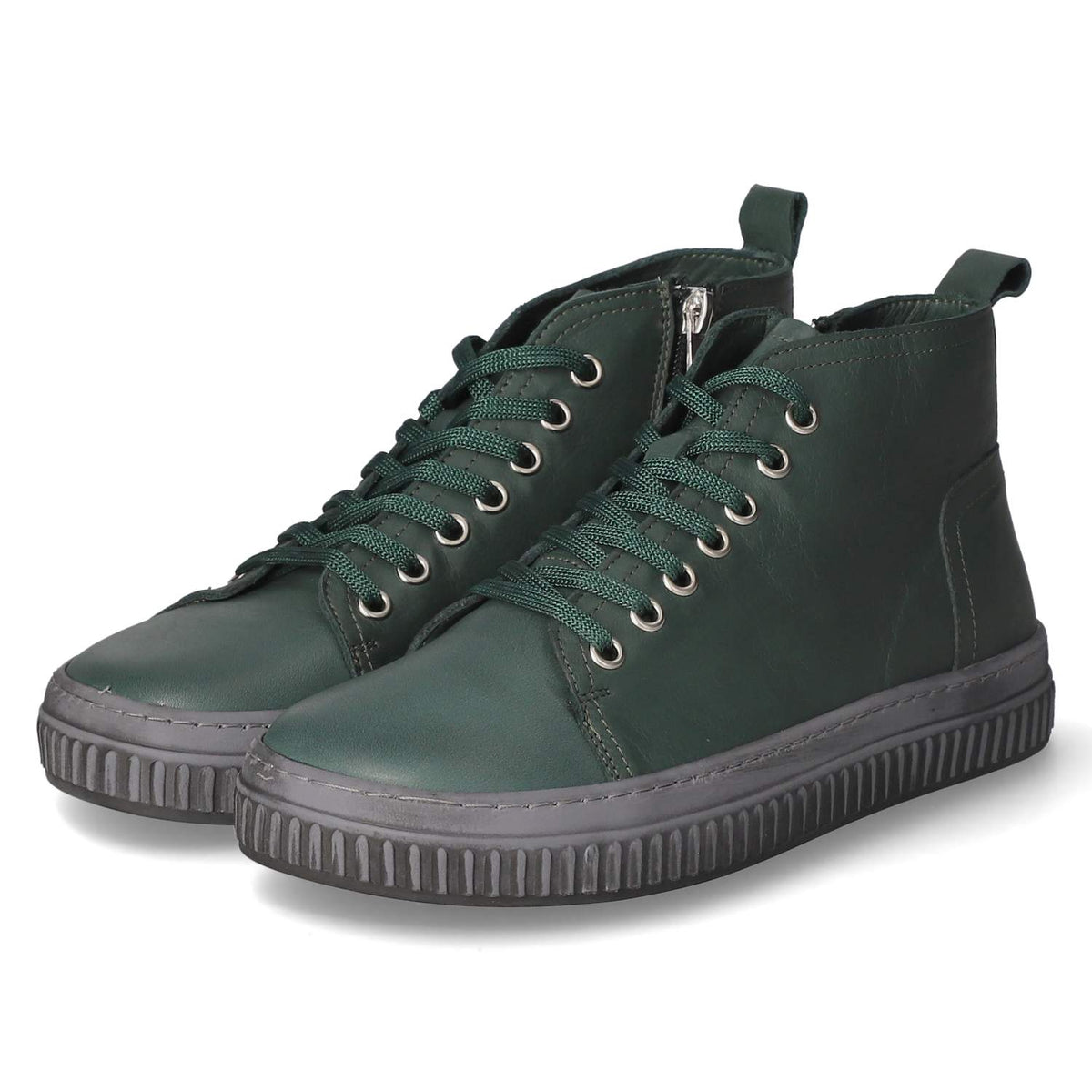 Schnürstiefeletten Grün