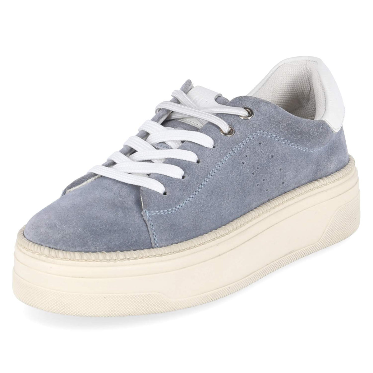 Plateau-Sneaker Blau