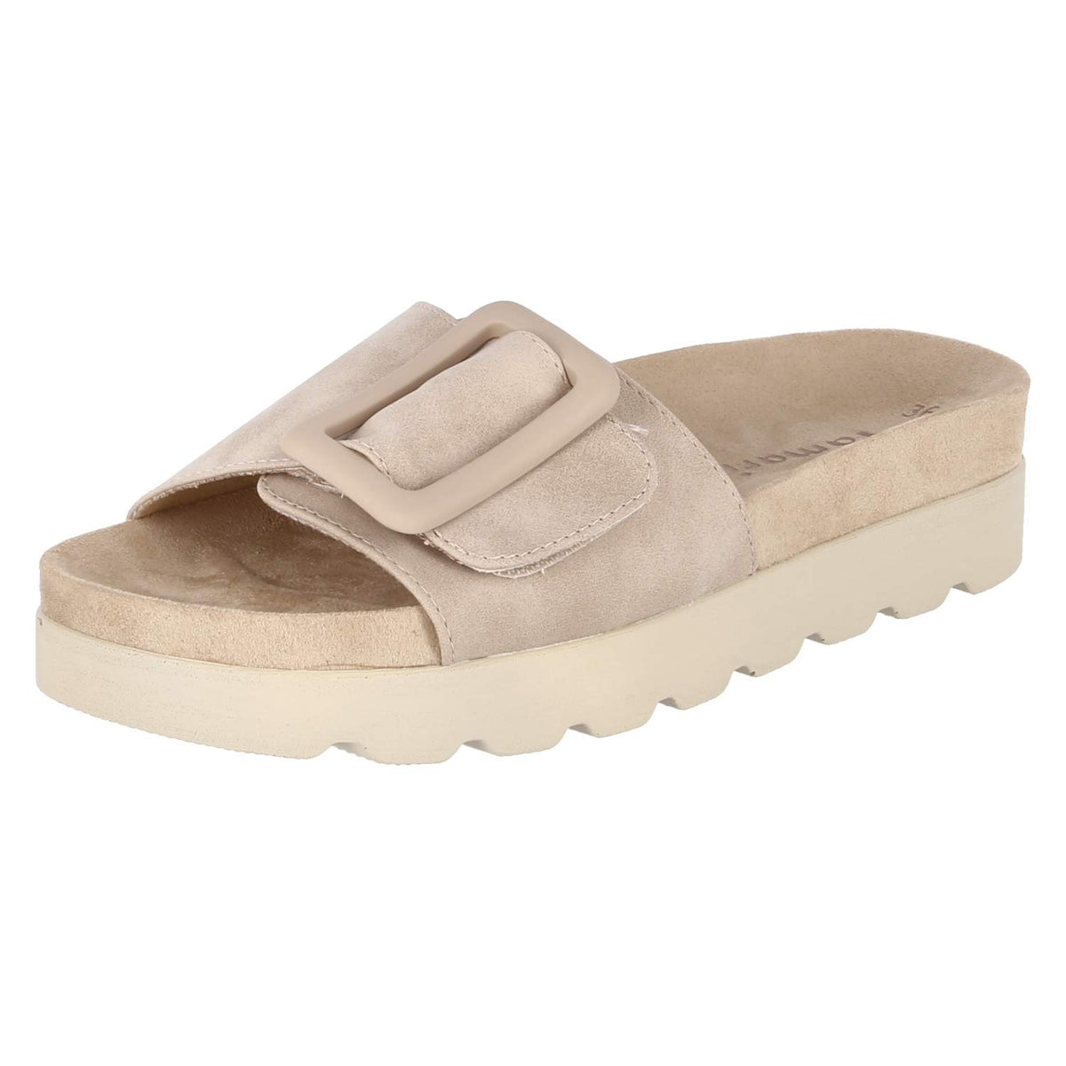Pantoletten Beige