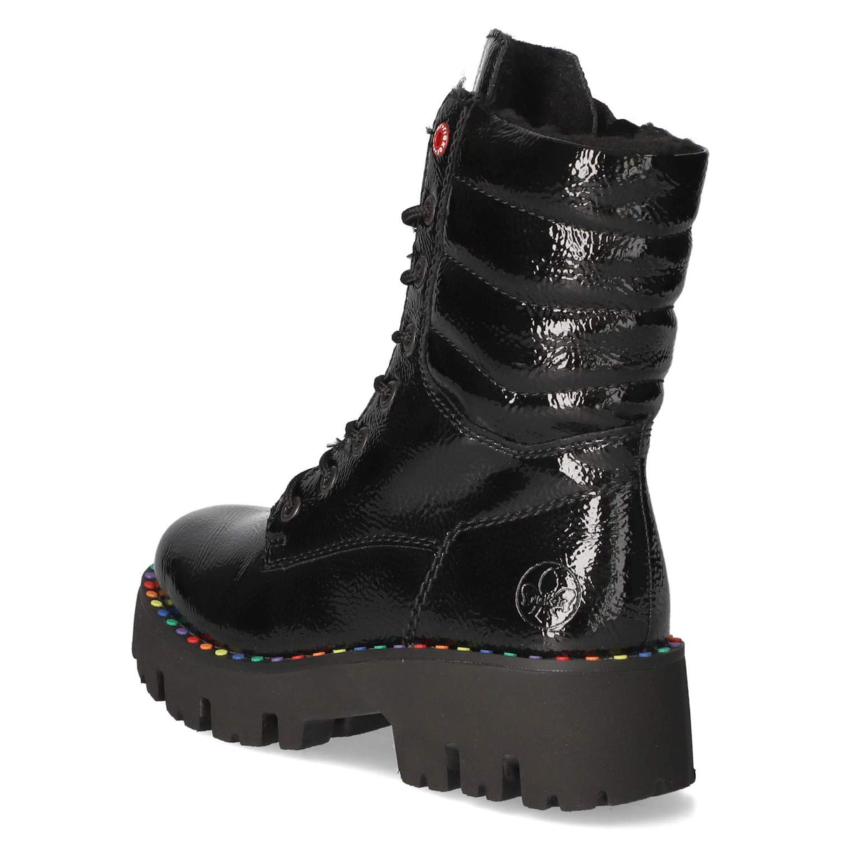 Schnürstiefeletten Schwarz