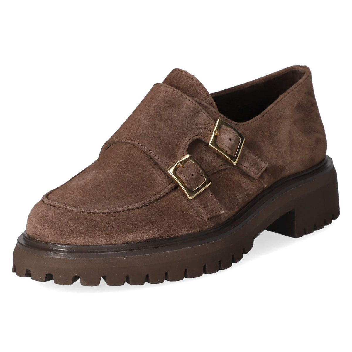 Schnallenschuhe Braun