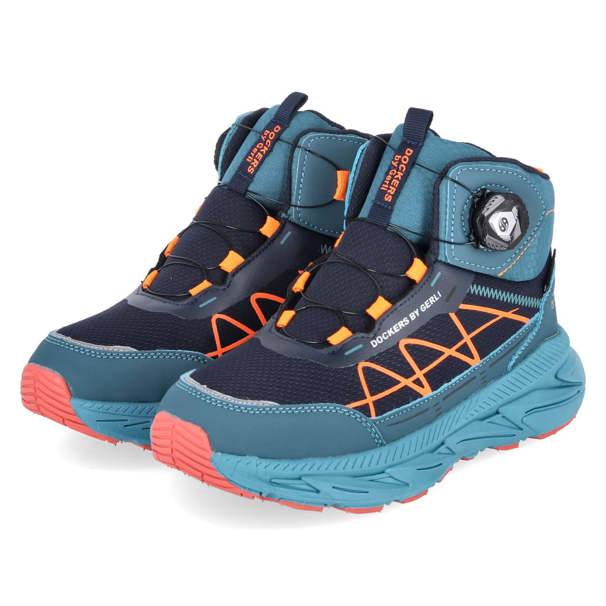 High Sneaker Türkis