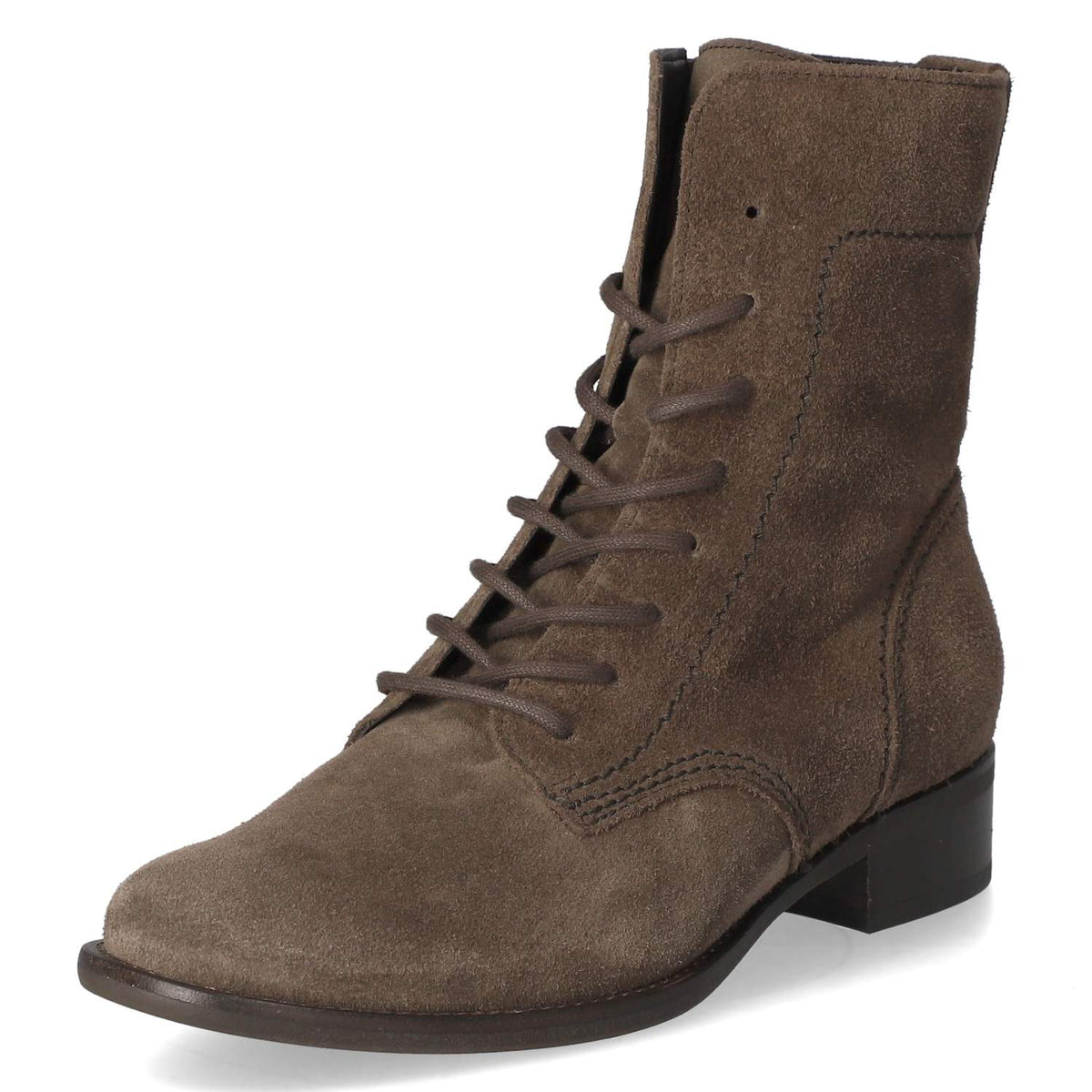 Schnürstiefeletten Braun