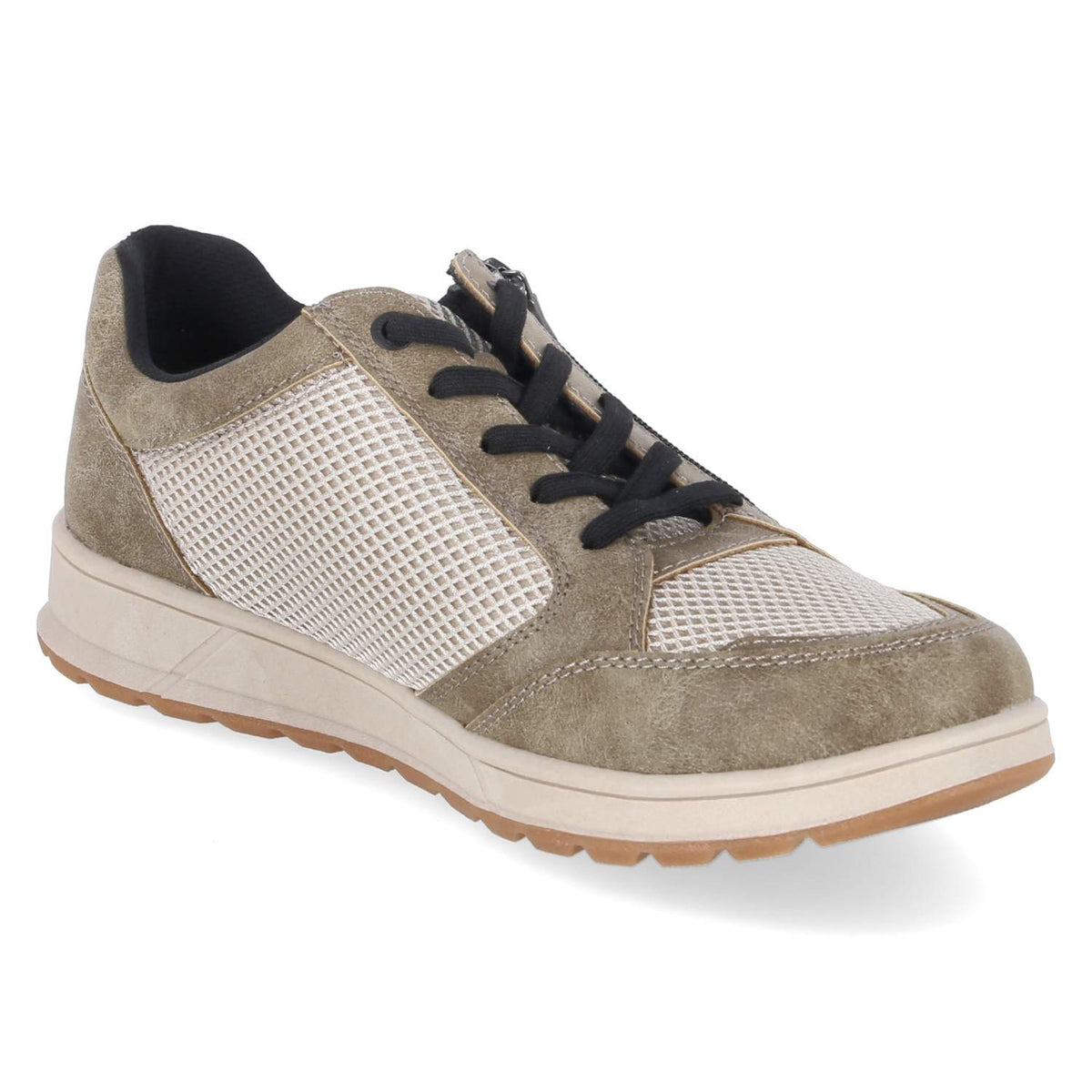 Halbschuhe Grau