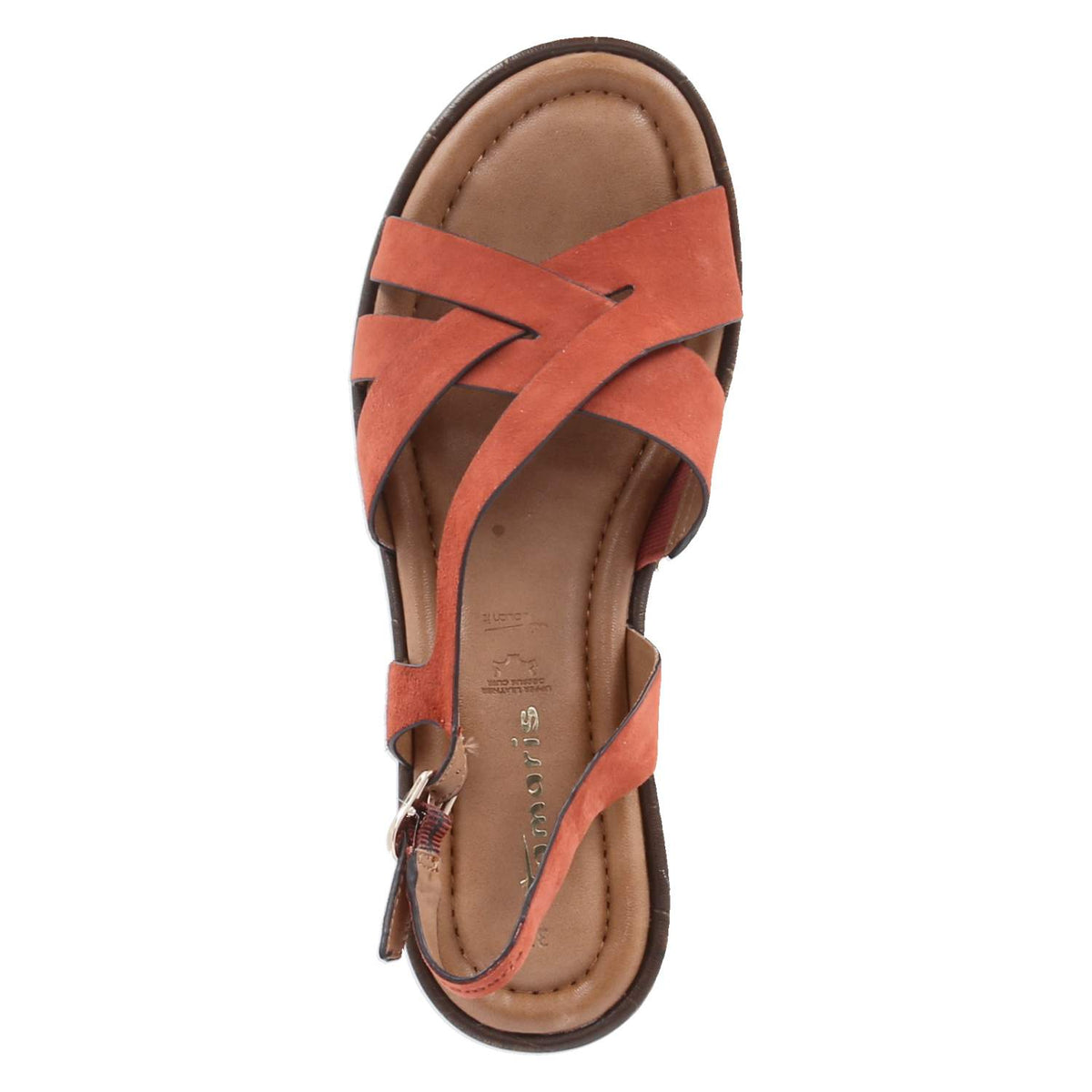 Plateausandalen Rot