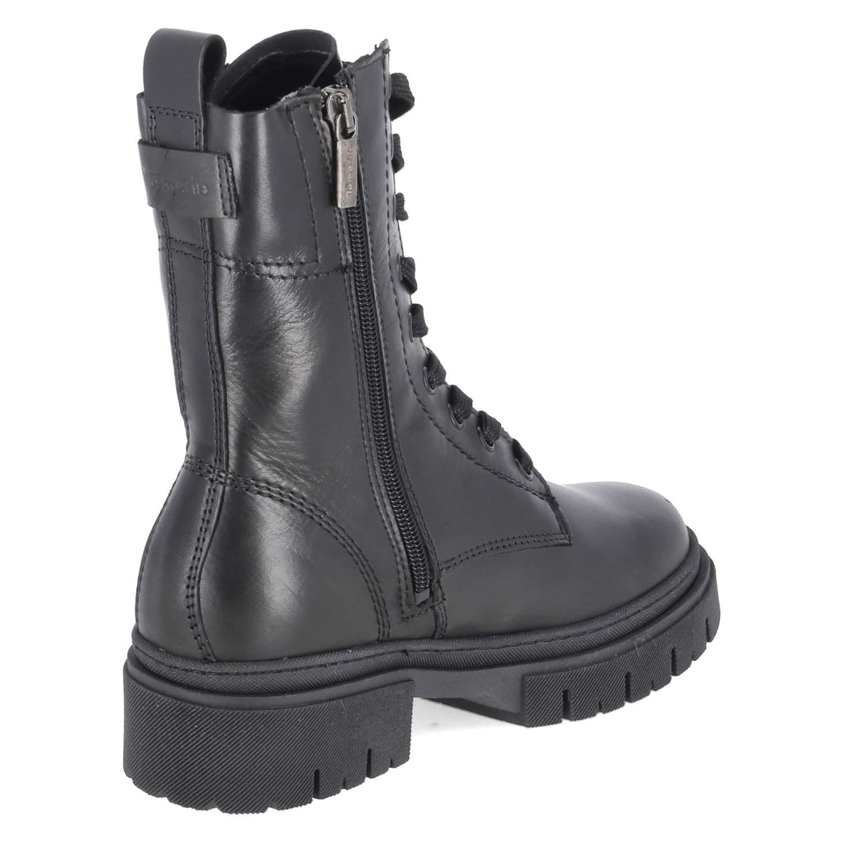 Schnürboots Schwarz