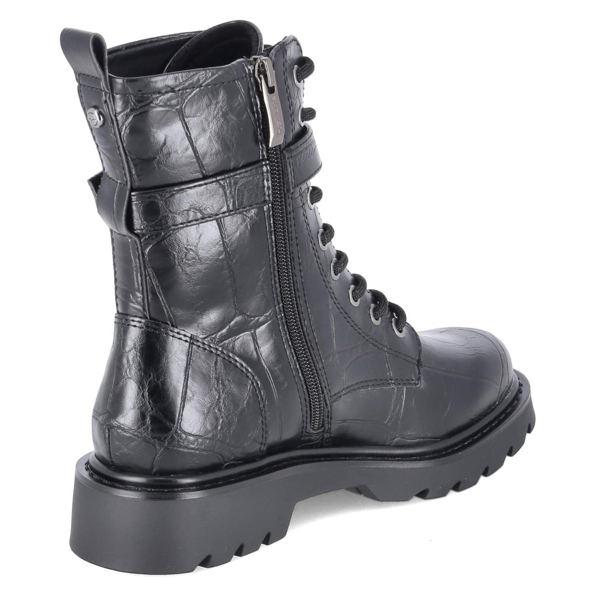 Schnürboots Schwarz