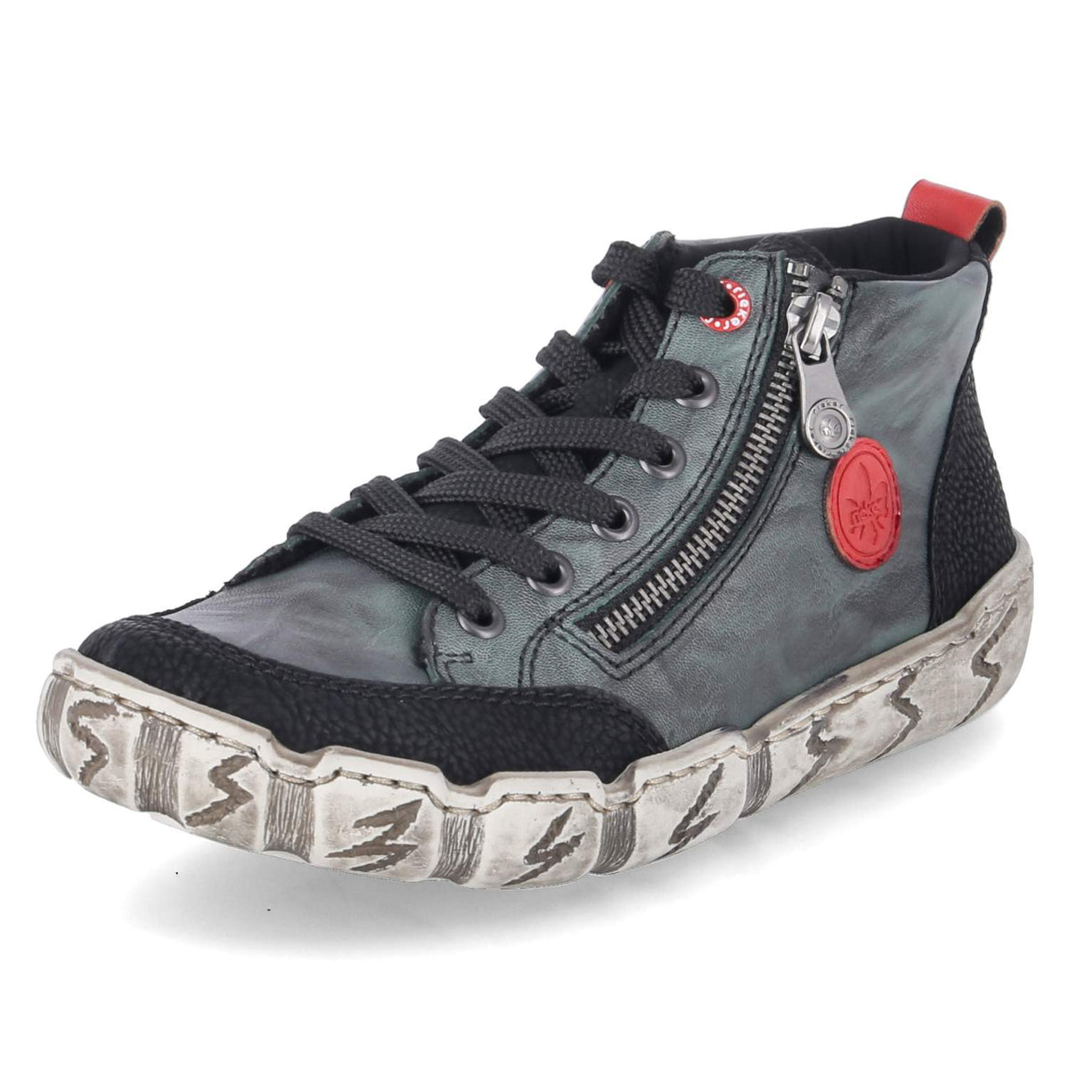 Halbschuhe Grün