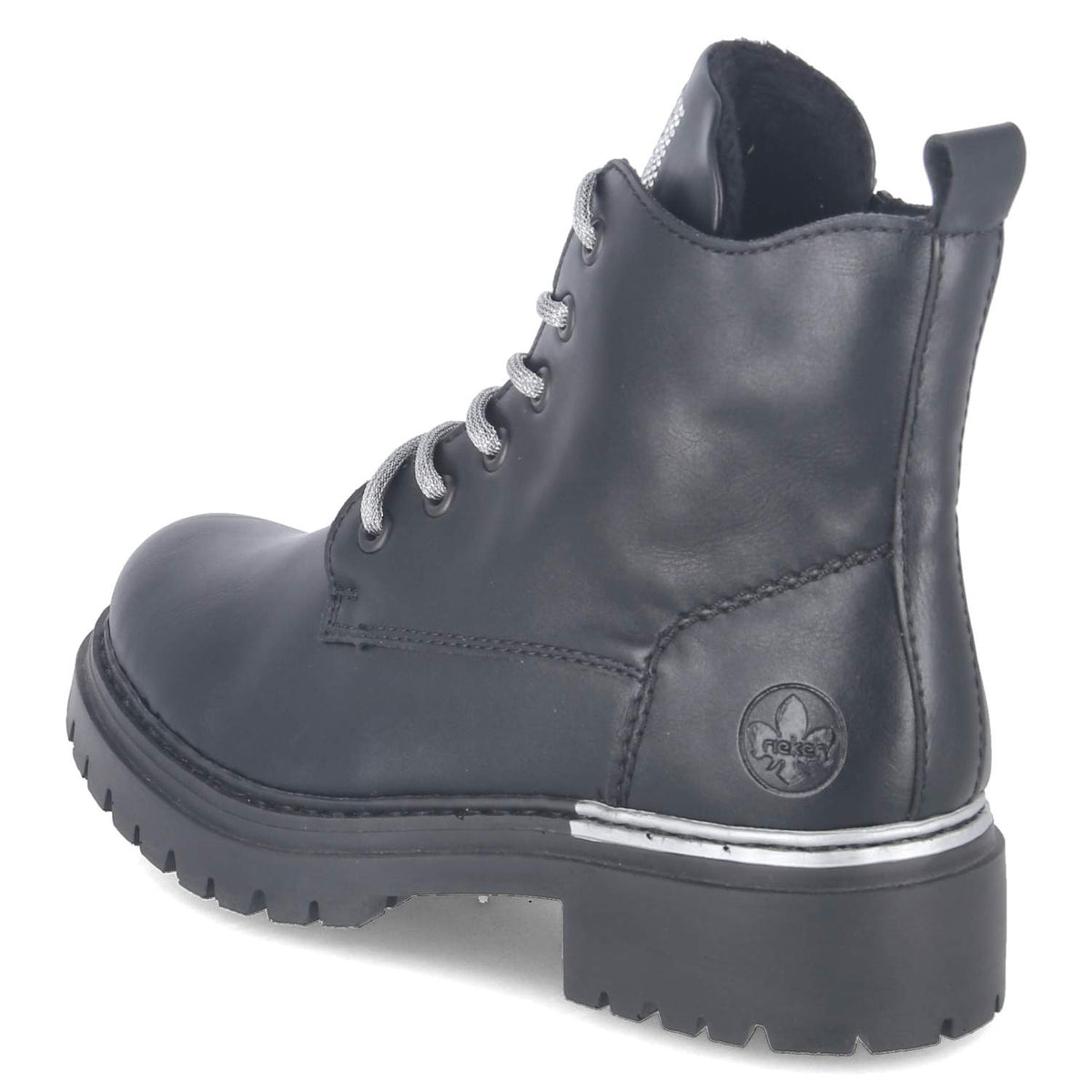 Schnürboots Schwarz
