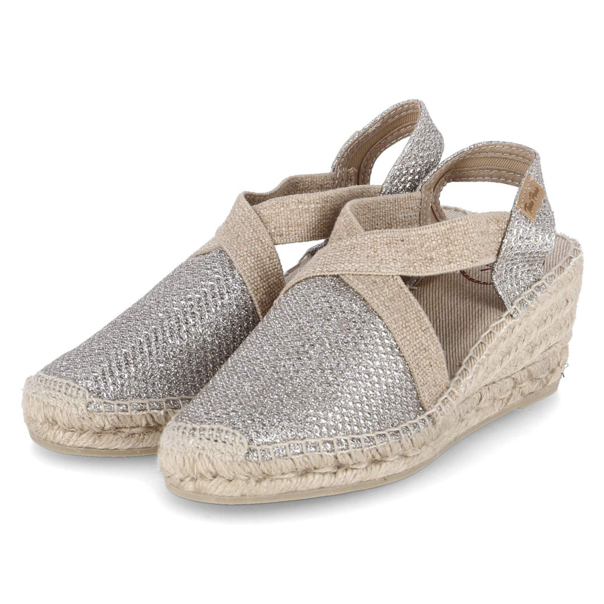 Espadrille-Sandaletten TRITON Silber