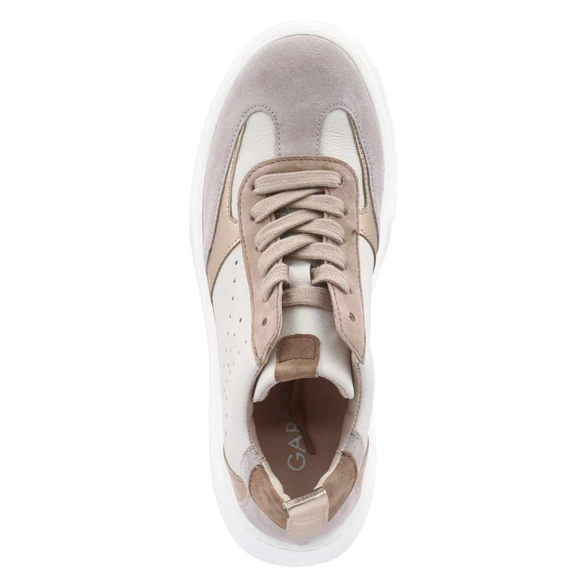 Plateau-Sneaker Beige