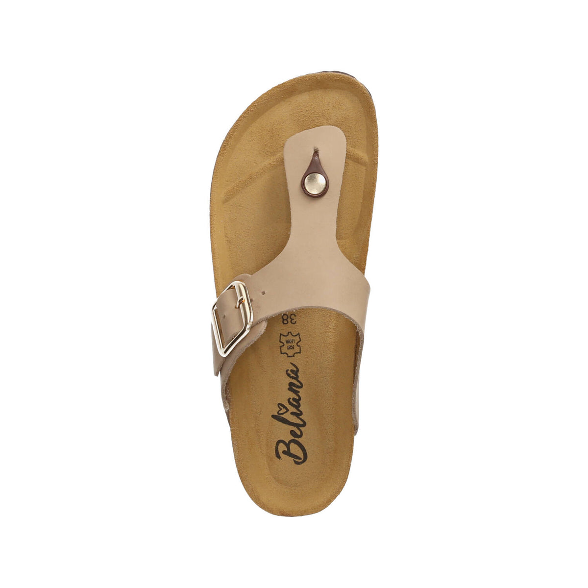 Zehentrenner Taupe