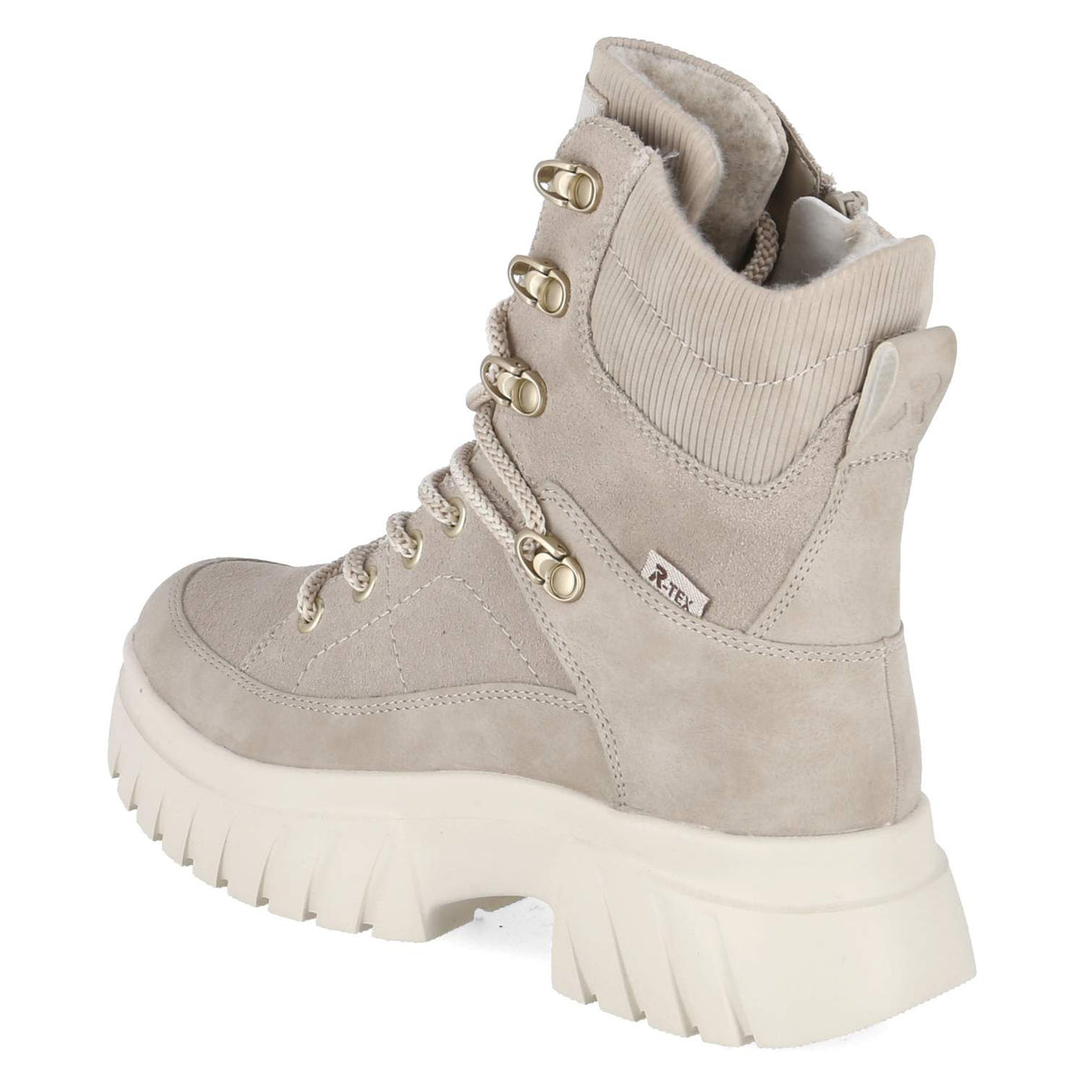 Schnürboots Beige