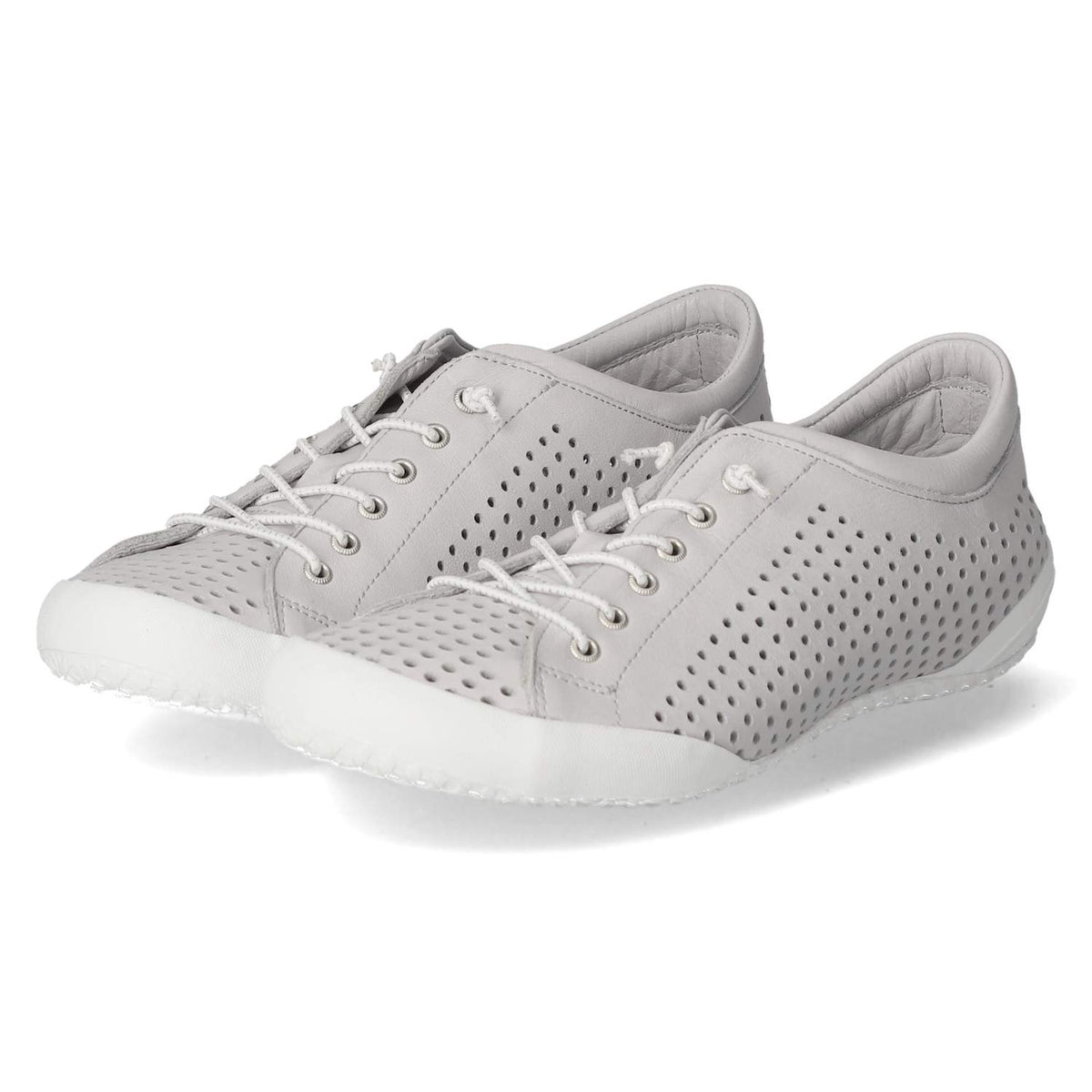 Halbschuhe Grau